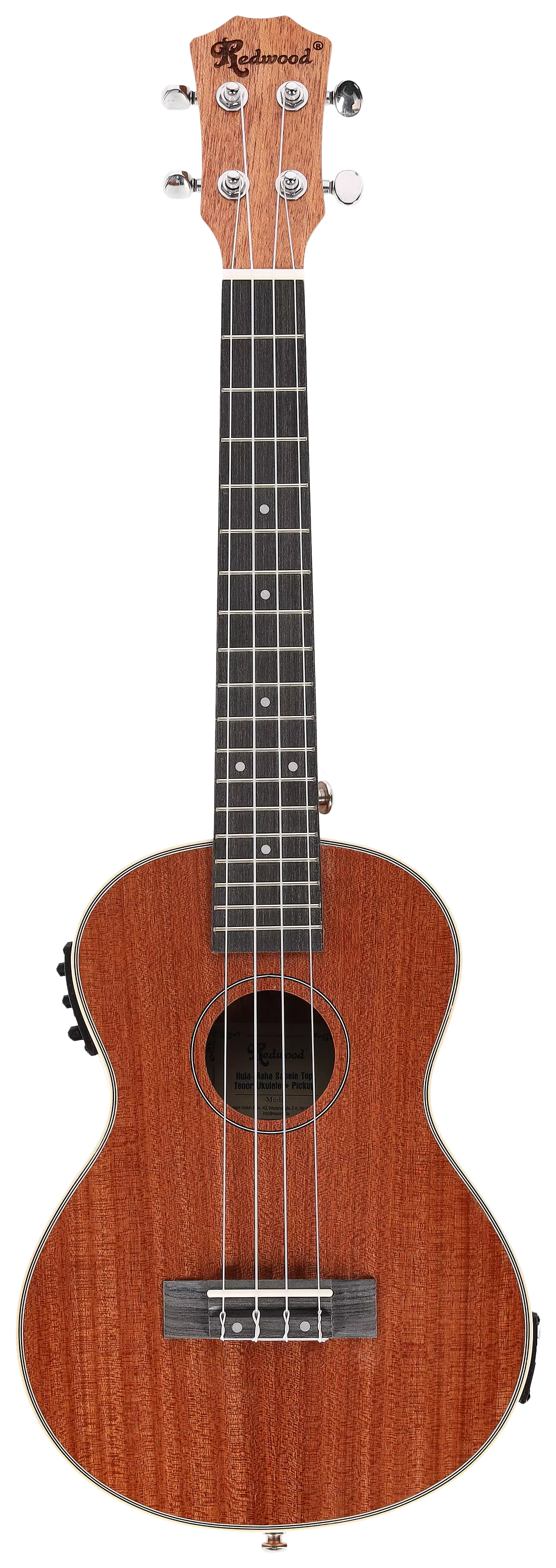 Redwood Hula-Maha Tenor Ukulele Sapele Top + Pickup