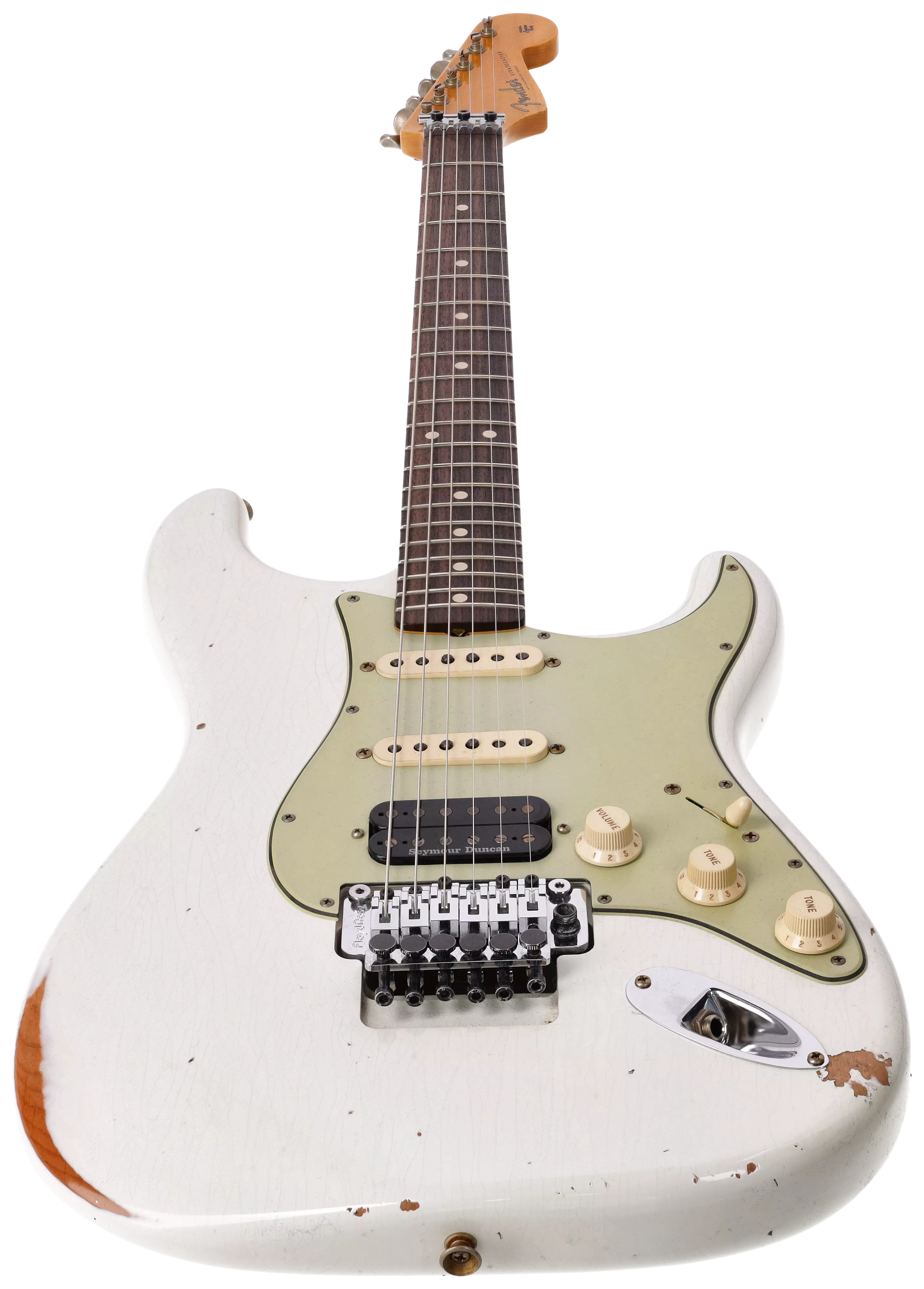 Fender Custom Shop 1960 Stratocaster Relic RW HSS FR OLW #R145267 3