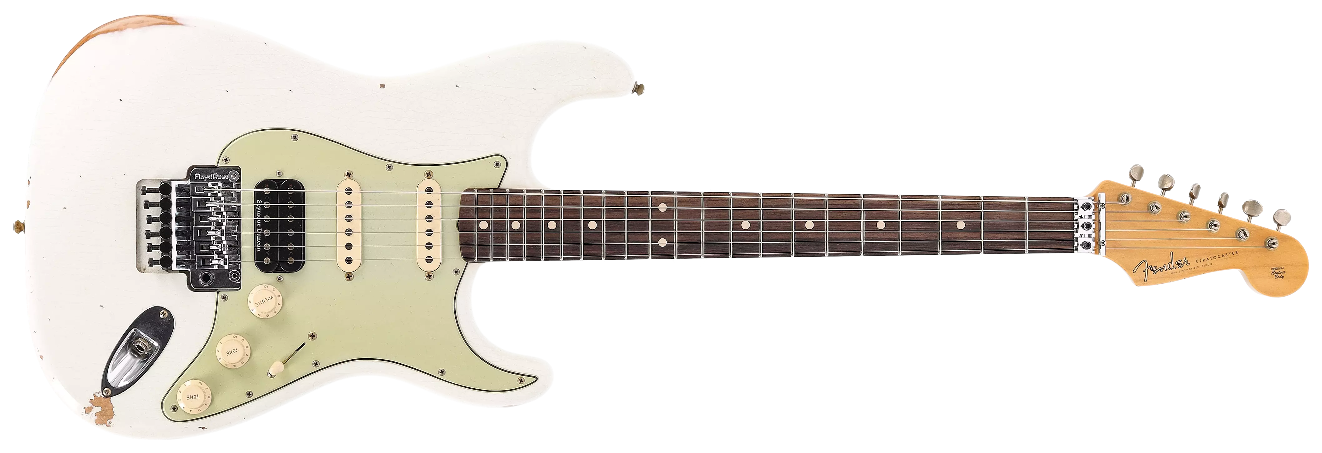 Fender Custom Shop 1960 Stratocaster Relic RW HSS FR OLW #R145267 1