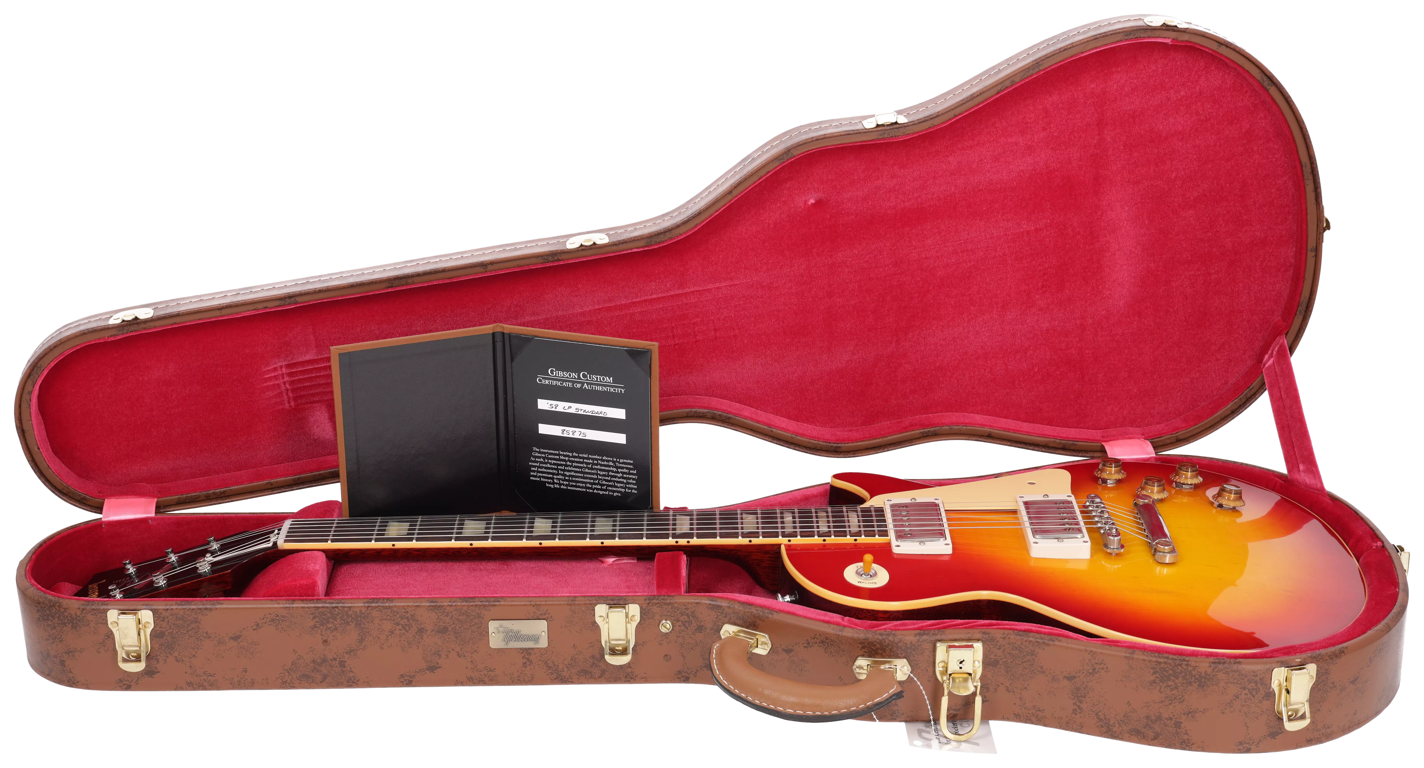 Gibson 1958 Les Paul Standard Reissue VOS Washed Cherry Sunburst #4 17