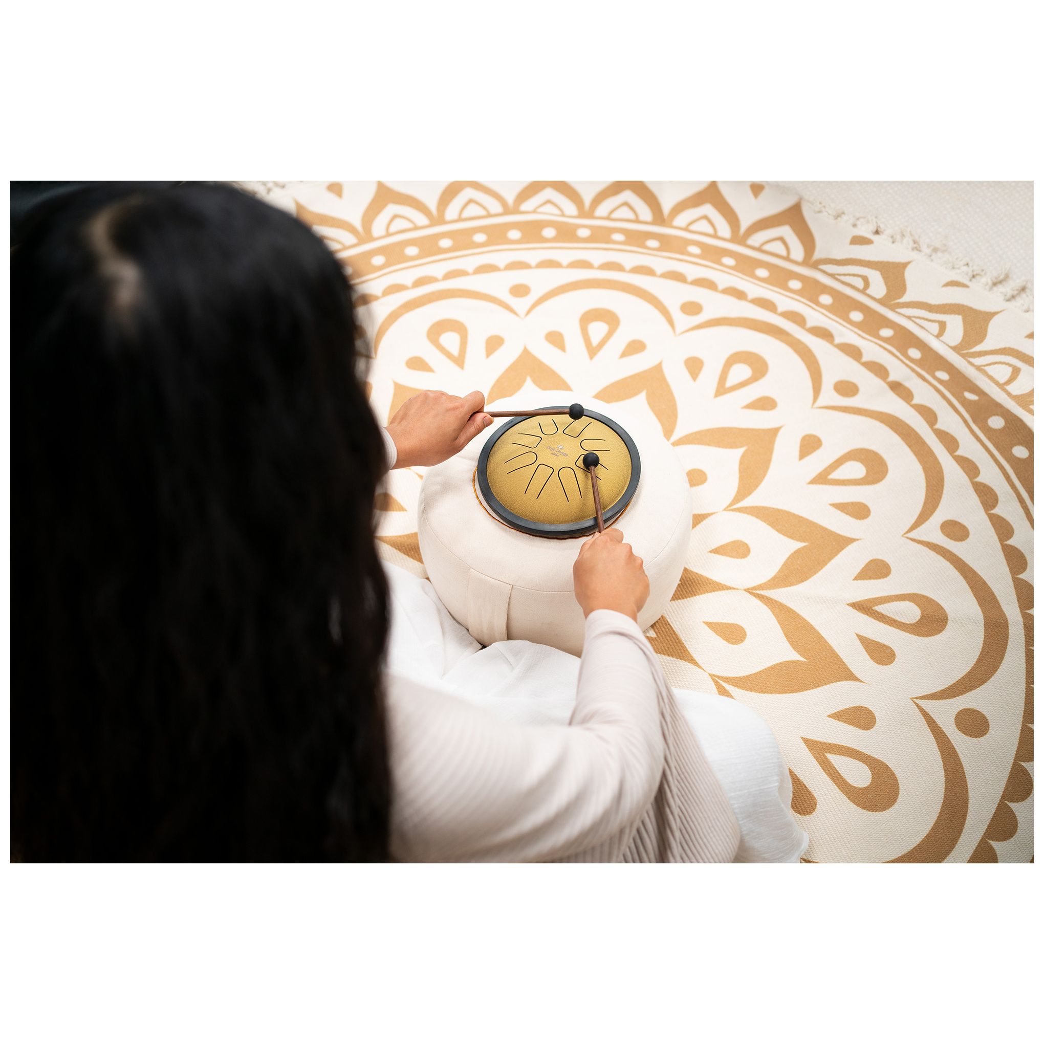 Meinl Sonic Energy SSTD3G - Small Steel Tongue Drum 7", C Minor, 8 Töne, Gold 7