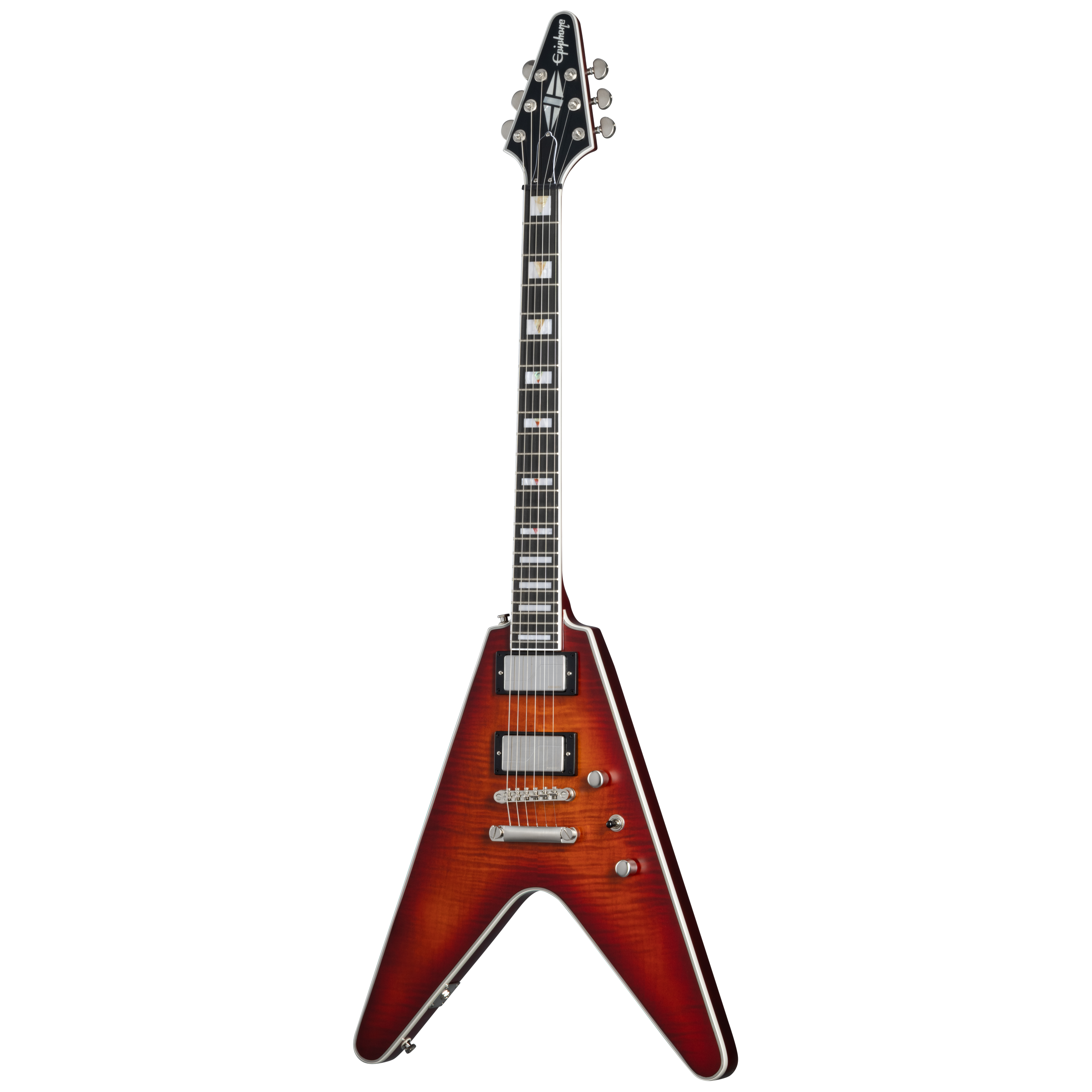 Epiphone Flying V Prophecy Aged Bengal Tiger Burst