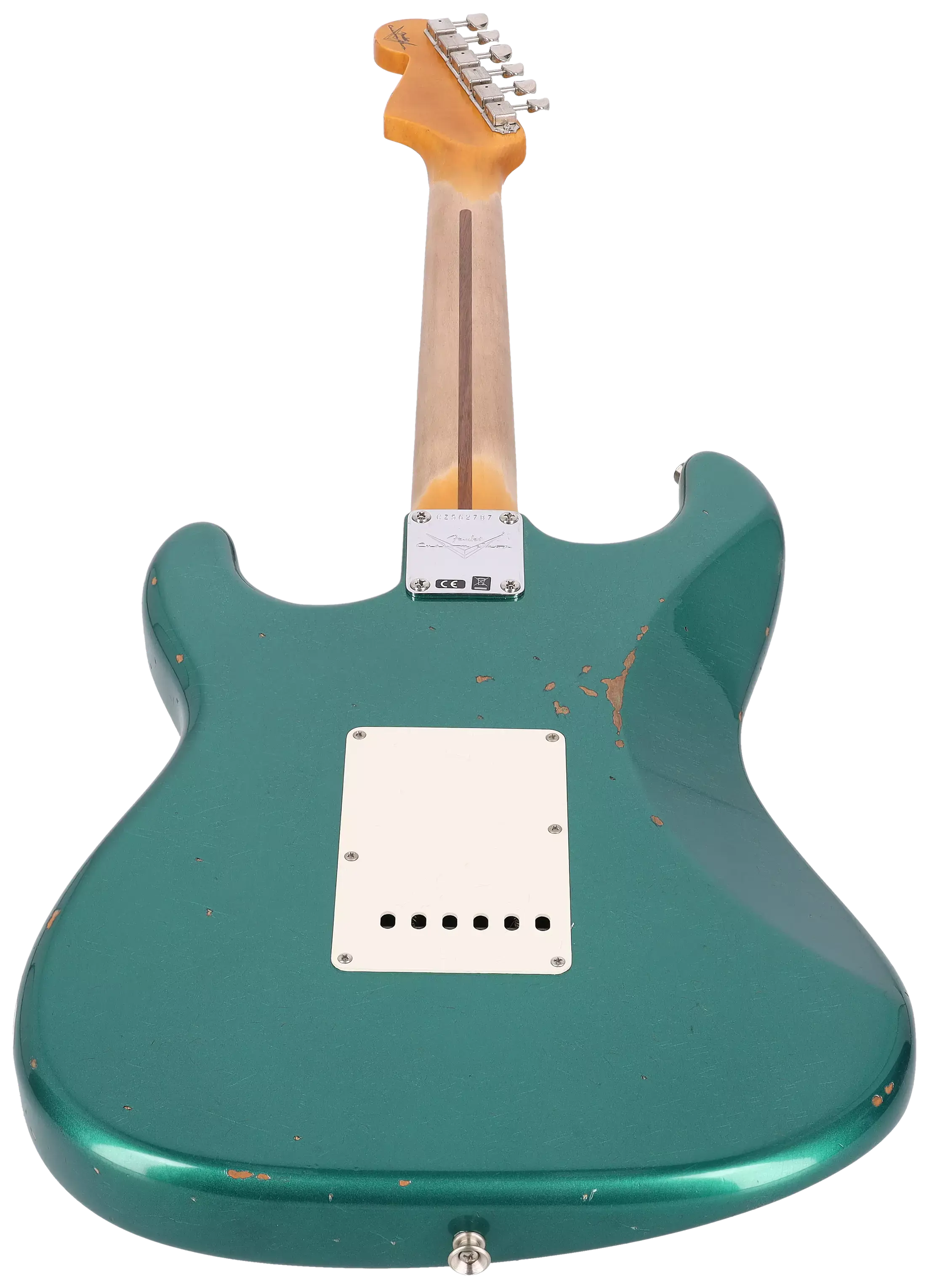 Fender Custom Shop 1963 Stratocaster Relic Aged British Racing Green Metallic #CZ562787 8