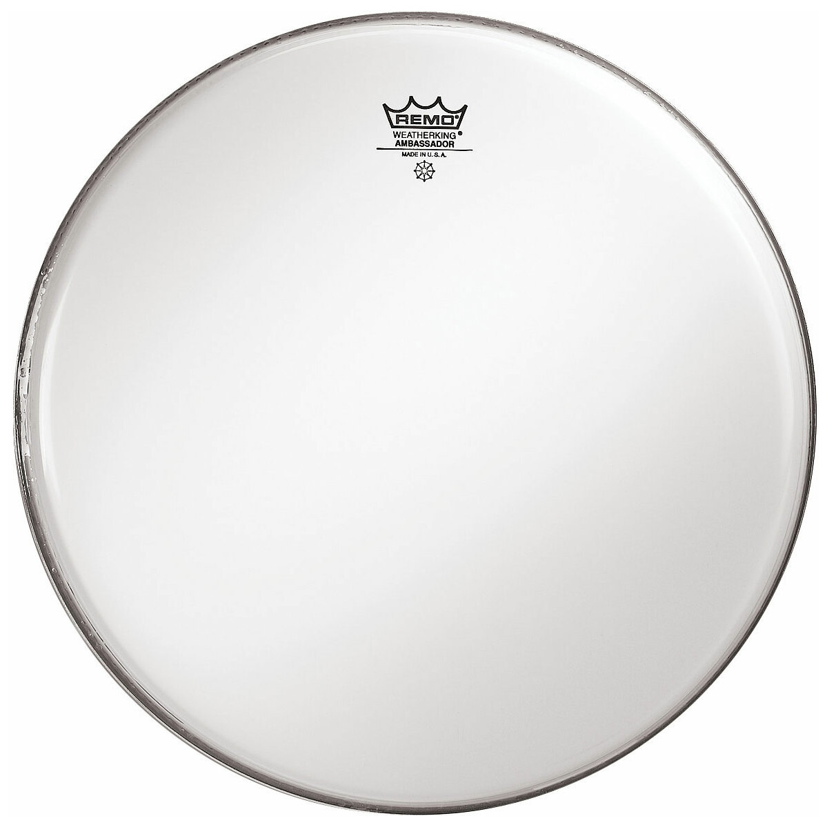 Remo Ambassador - Bass Drum Fell - 18 - Smooth White