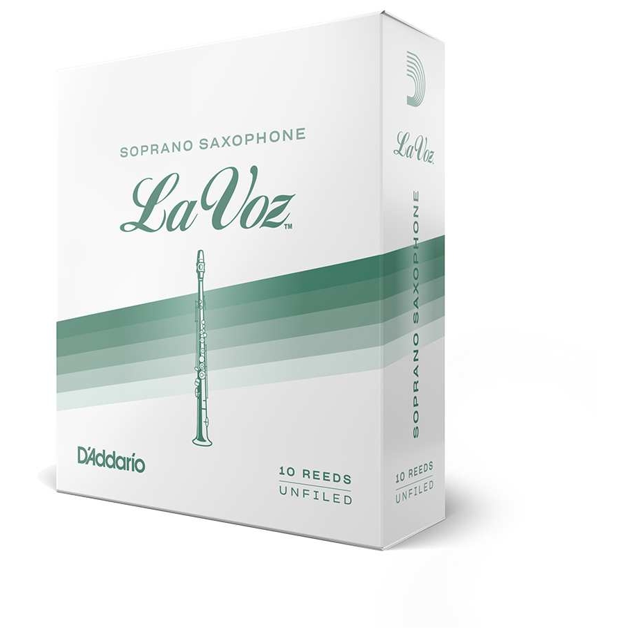 D’Addario Woodwinds La Voz - Sopran Saxophone Medium Soft - 10er Pack