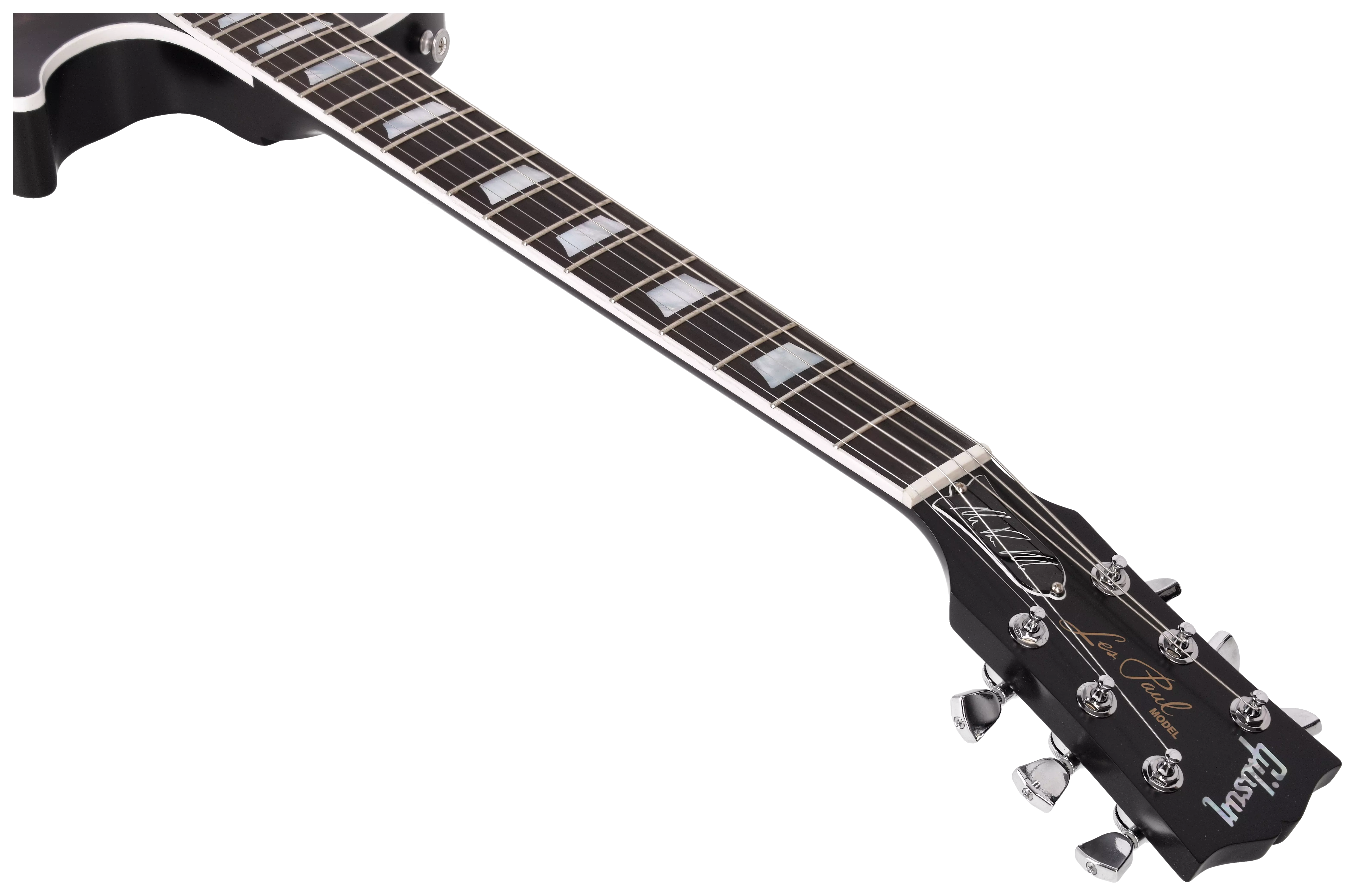 Gibson Mark Morton Les Paul Modern Quilt Translucent Ebony Burst Satin 13