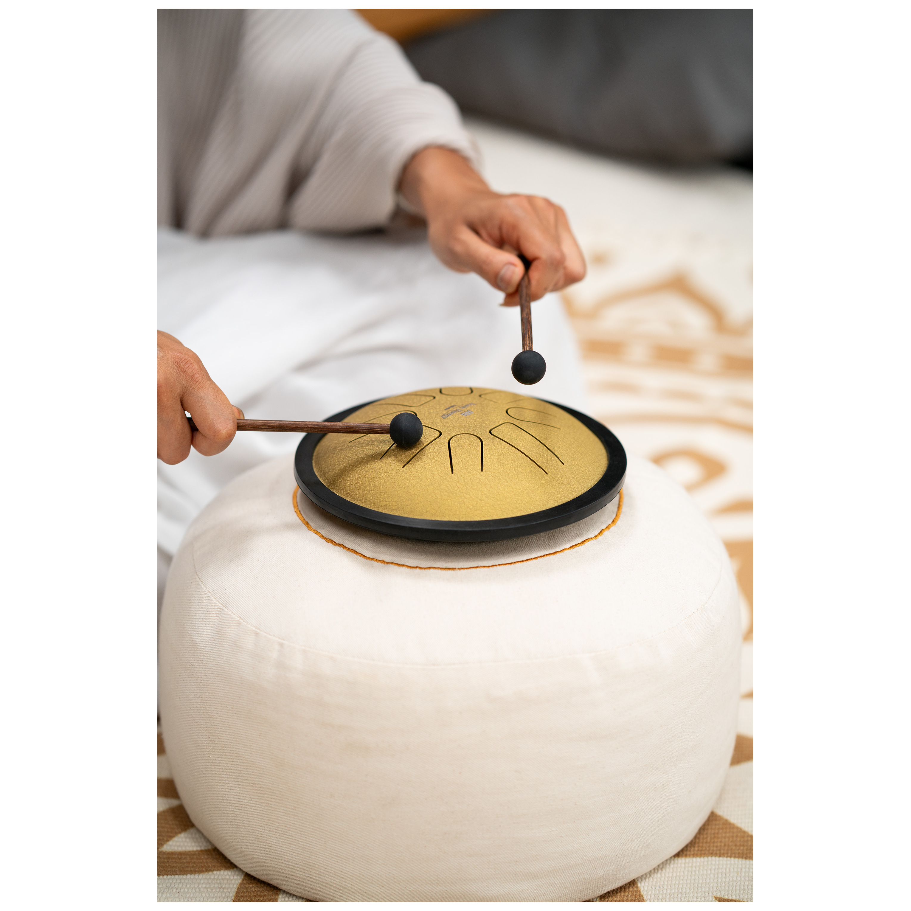 Meinl Sonic Energy SSTD3G - Small Steel Tongue Drum 7", C Minor, 8 Töne, Gold 5