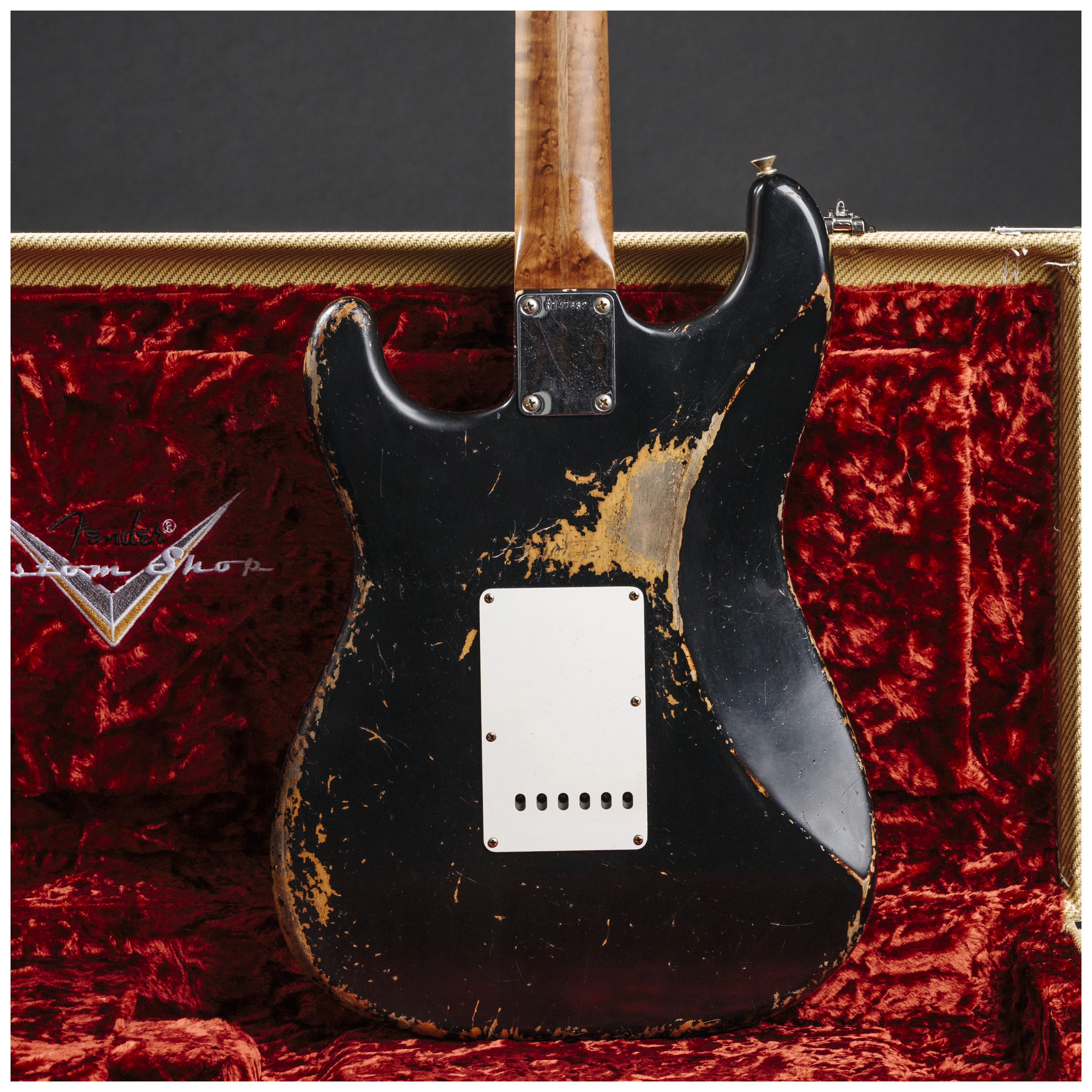 Fender Custom Shop 50´s Stratocaster HVYREL BLK over VB MBAH #R147632 28