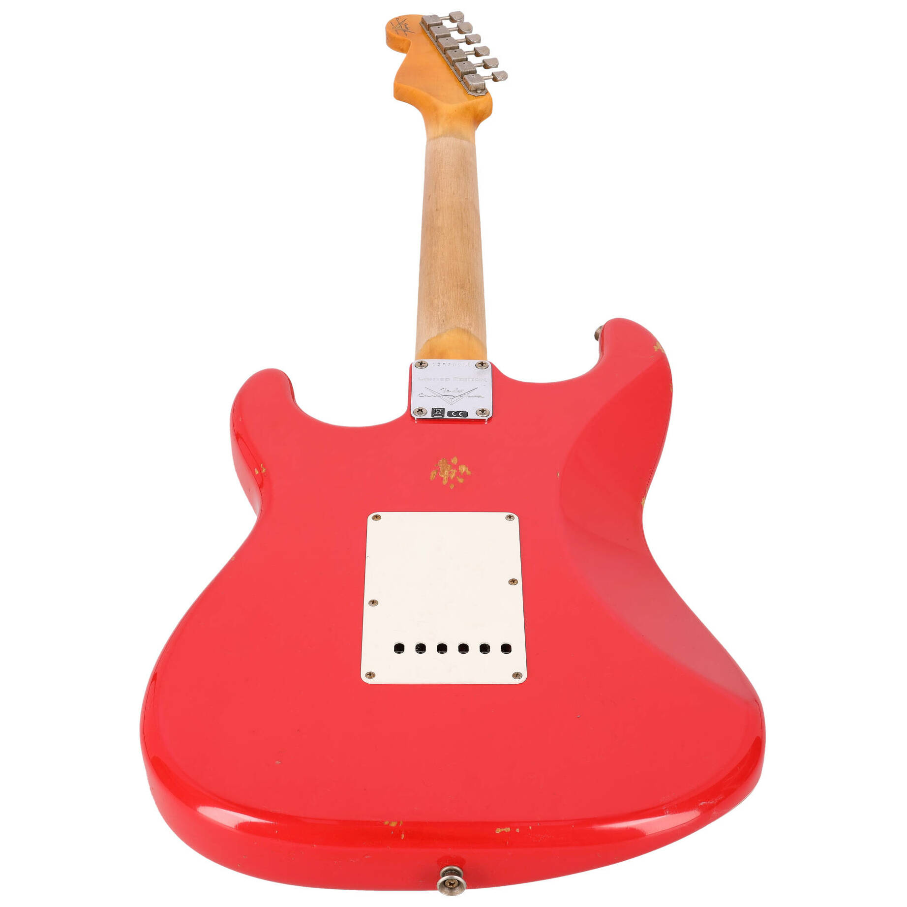 Fender LTD Custom Shop Late 64 Stratocaster Relic Aged Fiesta Red 4