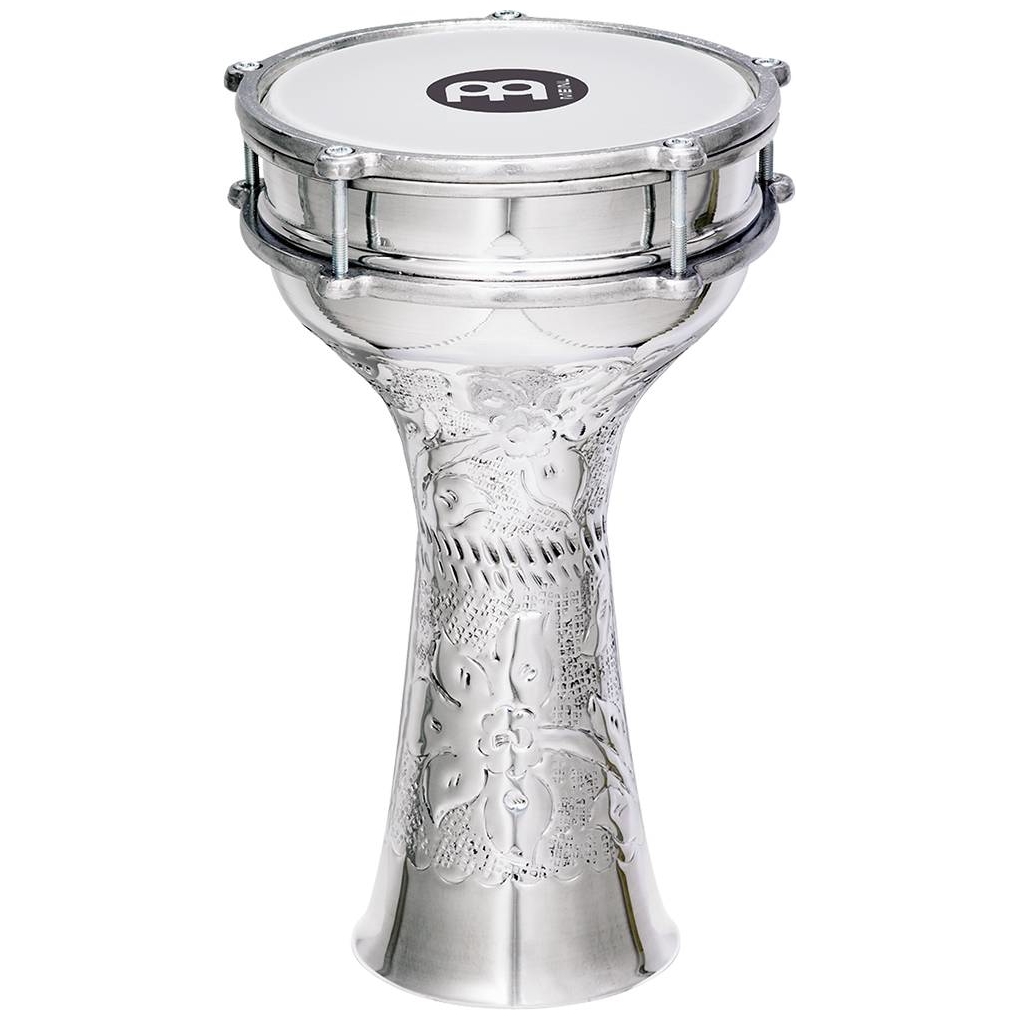 Meinl Percussion HE-113 - 7 1 4 Aluminum Darbuka, Hand Hammered 10024038-0