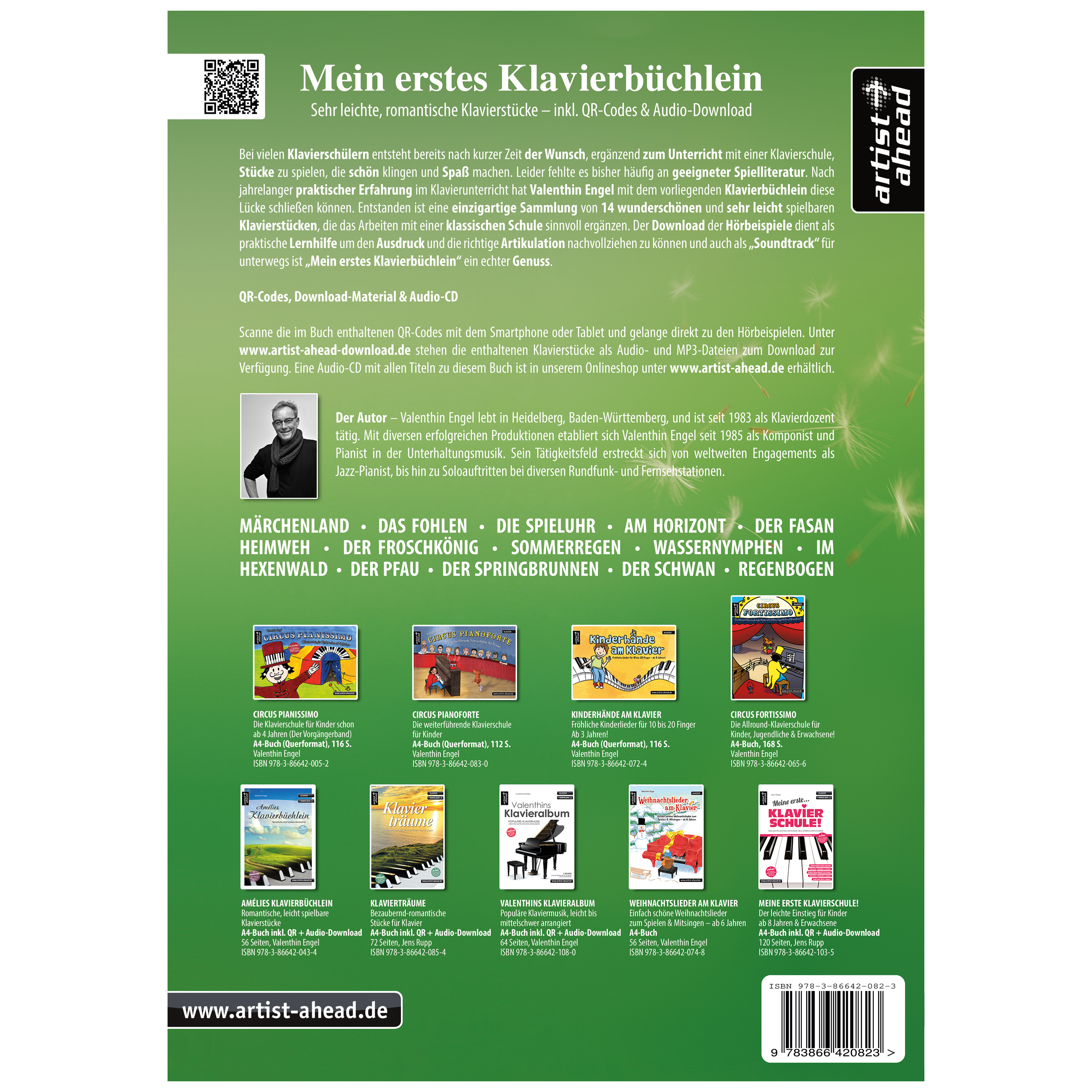 Artist Ahead Mein erstes Klavierbüchlein - Valenthin Engel 1