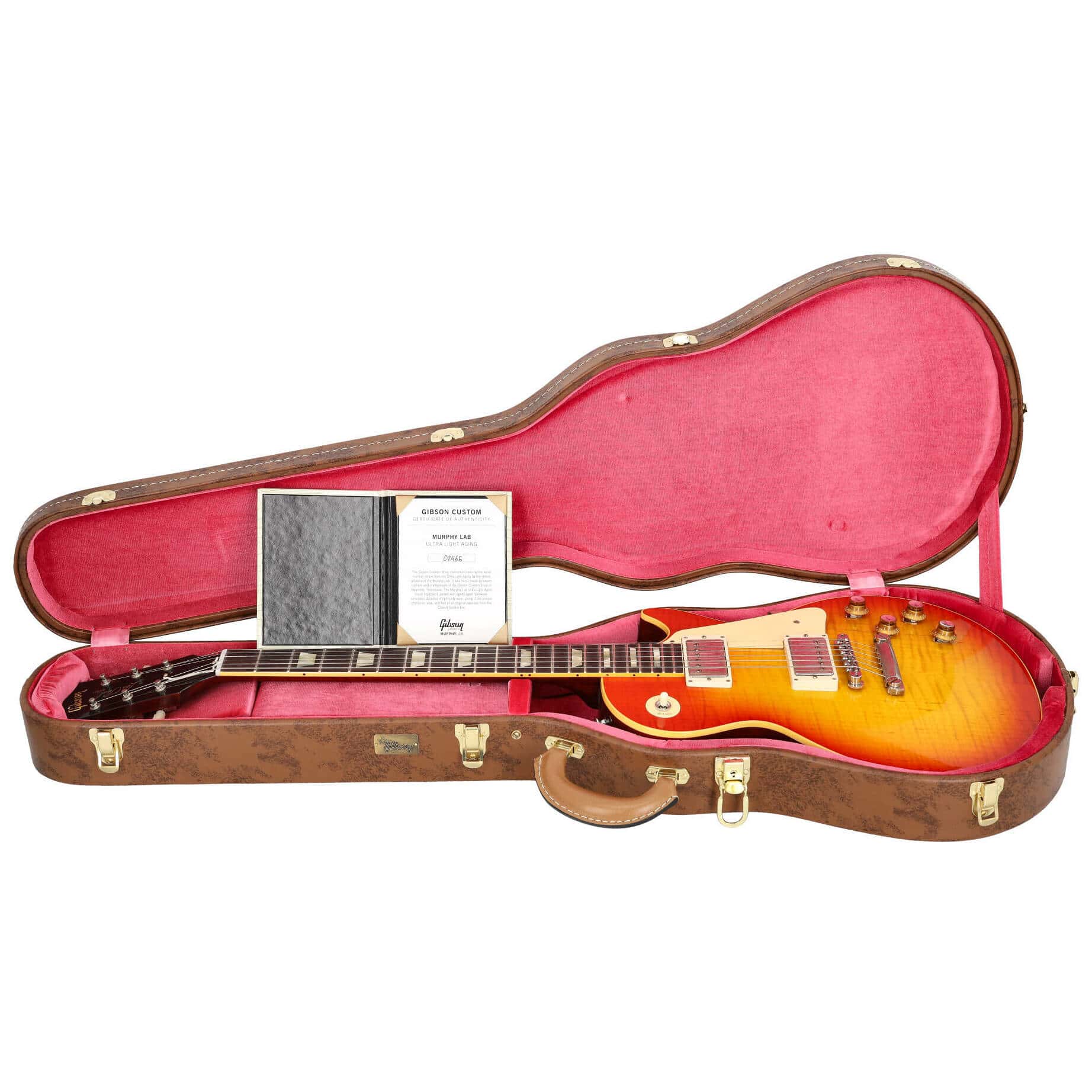 Gibson 1960 Les Paul Standard Reissue Ultra Light Aged Orange Lemon Fade Murphy Lab *3 9