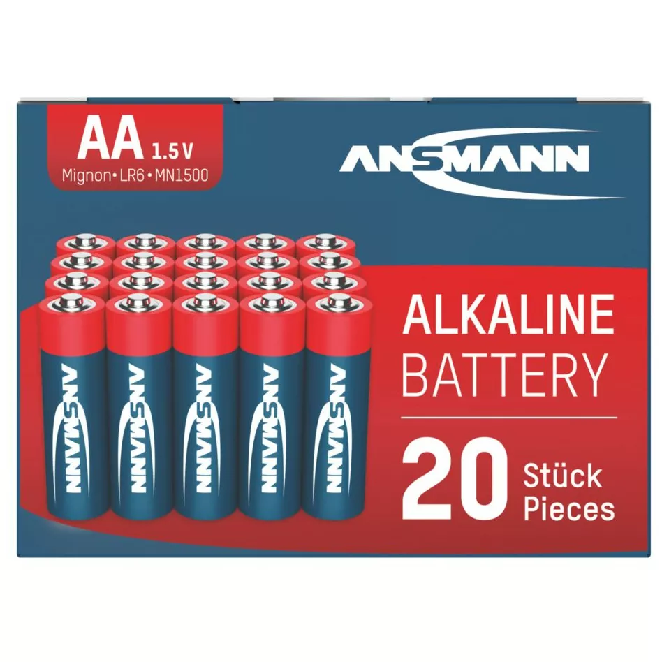 Ansmann Alkaline Batterie Mignon AA / LR6 20er Box 2