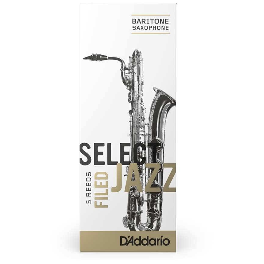 D’Addario Woodwinds Select Jazz Filed - Bariton Saxophone 3M - 5er Pack
