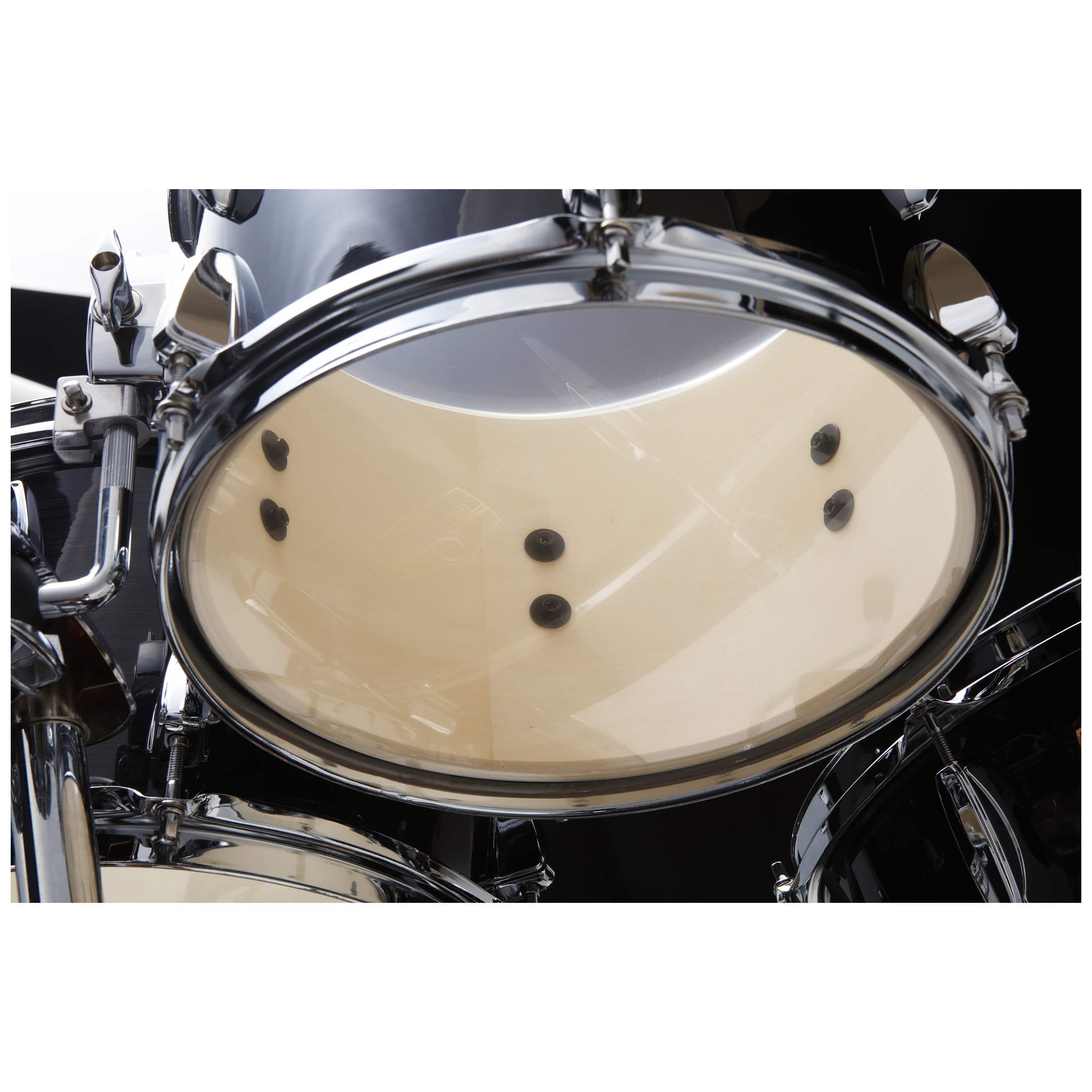 Tama IP50H6W-HBK Imperialstar Drumset 5 teilig  - Hairline Black/Chrom HW + MEINL Cymbals HCS Bronze 4