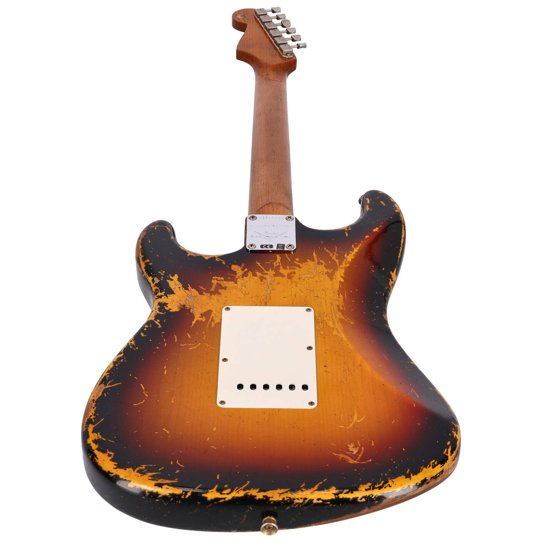 Fender Custom Shop 1961 Stratocaster Roasted Super Heavy Relic Aged 3 Color Sunburst 8