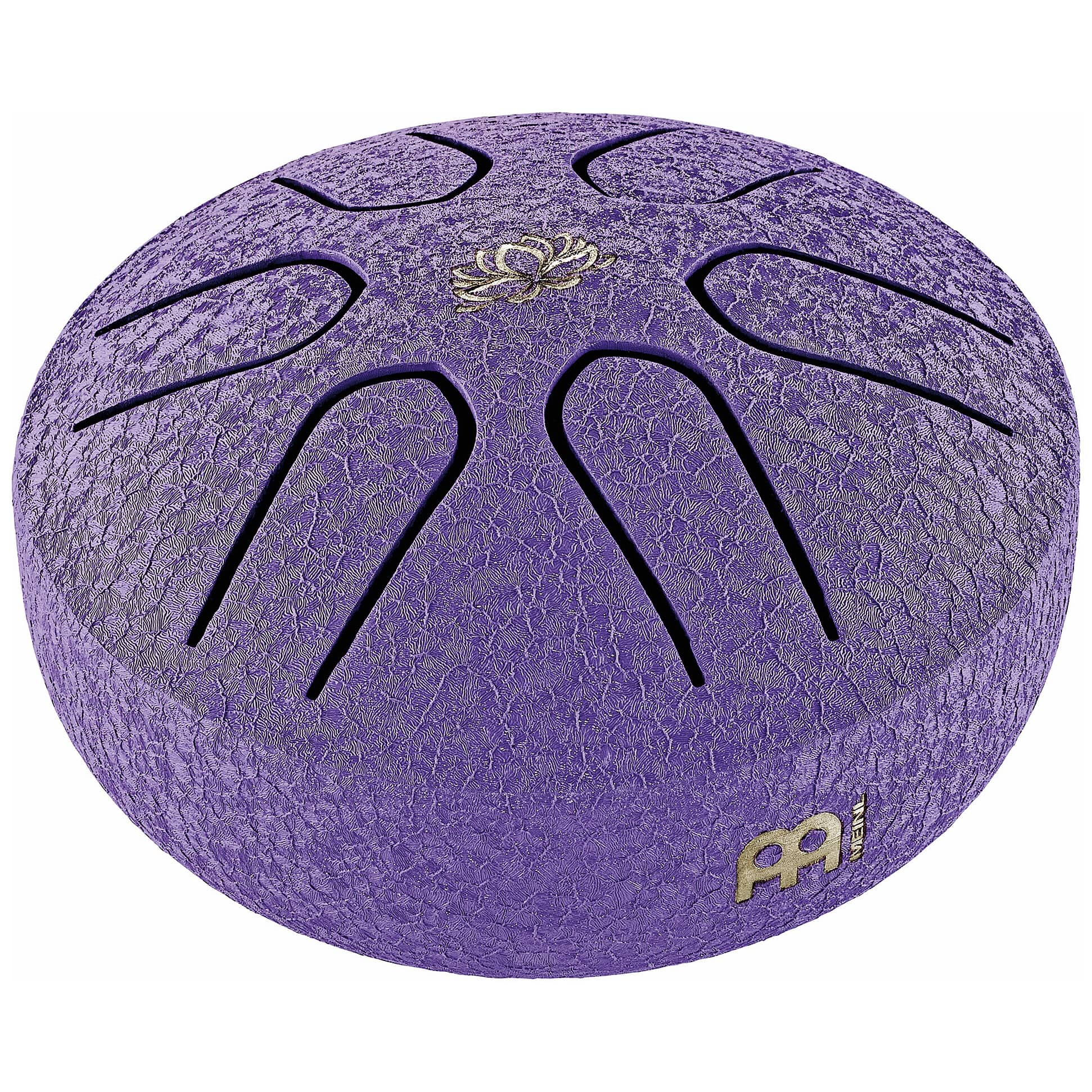 Meinl Sonic Energy PSTD1PLF - Pocket Steel Tongue Drum A Dur - 6 Töne - Violett, Lotusblume / 3"/7,6 cm