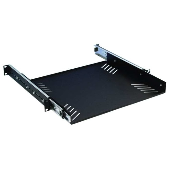 Adam Hall - Adam Hall 87556 19 Zoll Rackwanne 1 HE mit Auszugsschienen Schwarz