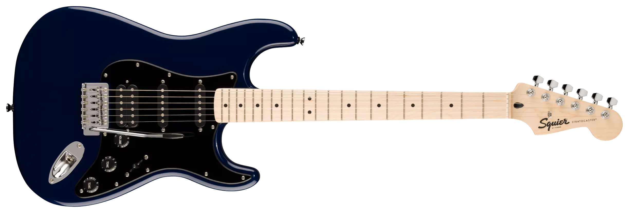 Squier by Fender Sonic Stratocaster HSS MN BLK PG MB 1