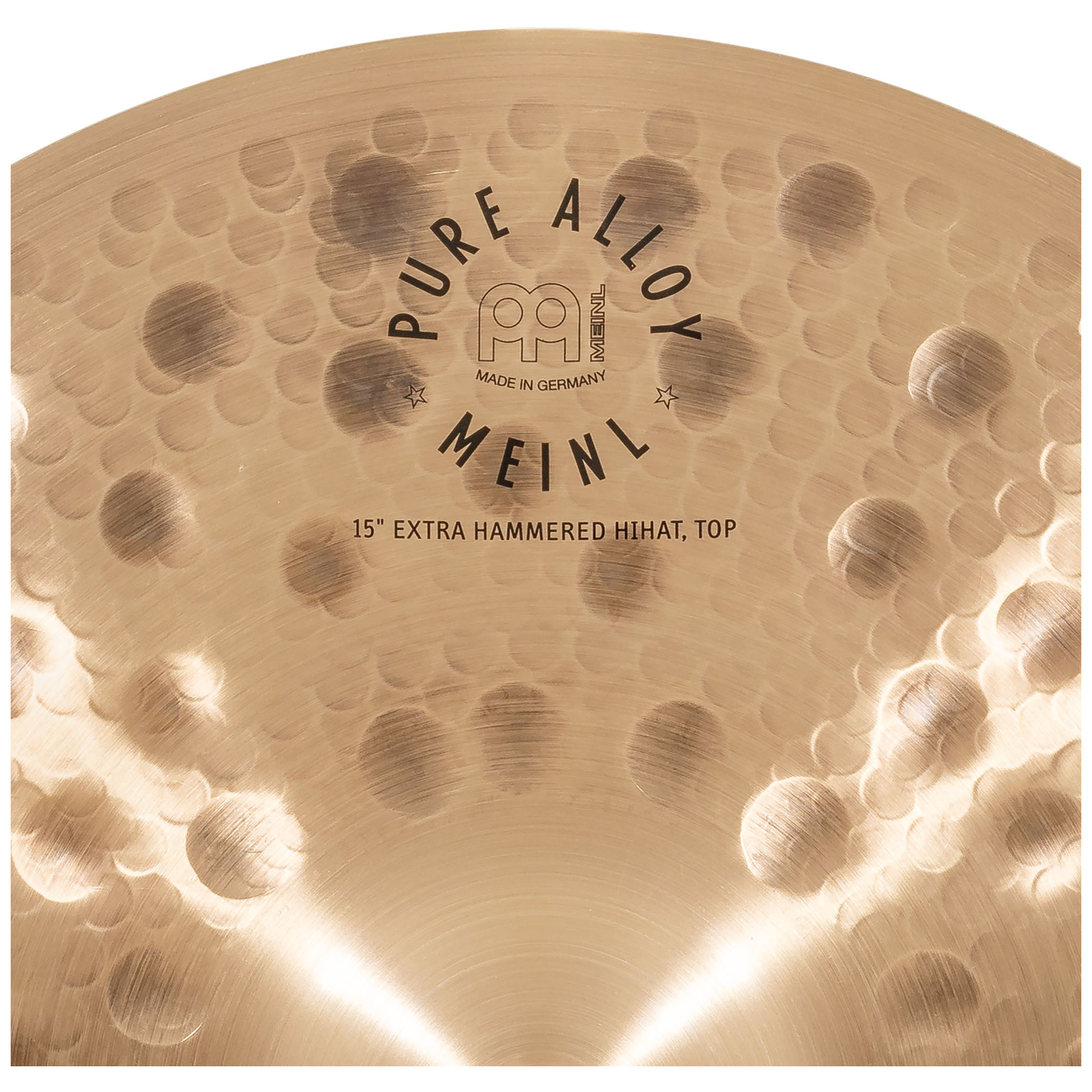 Meinl Cymbals PA15EHH - 15" Pure Alloy Extra Hammered Hihat 9