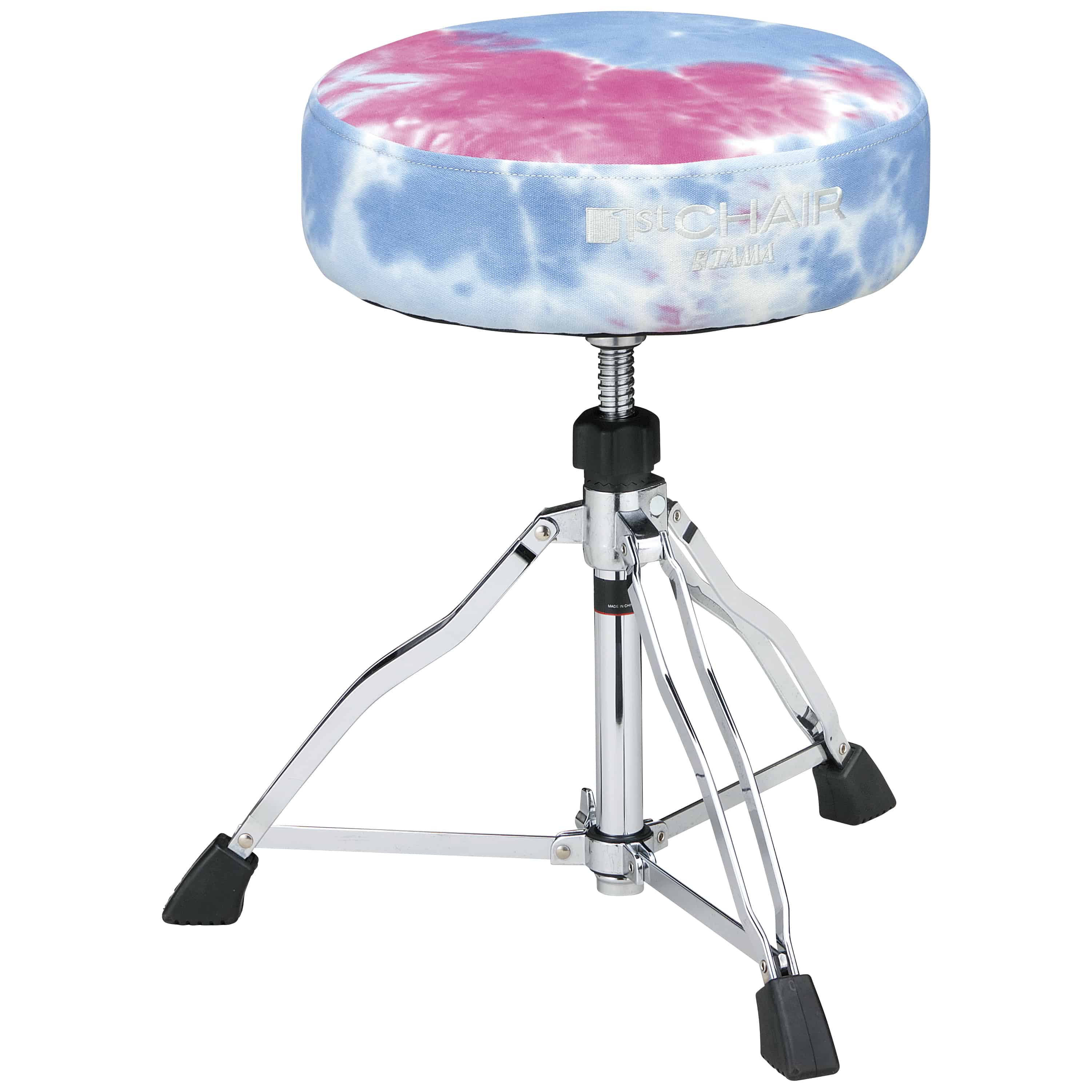 Tama HT430TDPS - 1st Chair - Round Rider - Drum-Hocker -  Fluorescent Pink Sky Seat