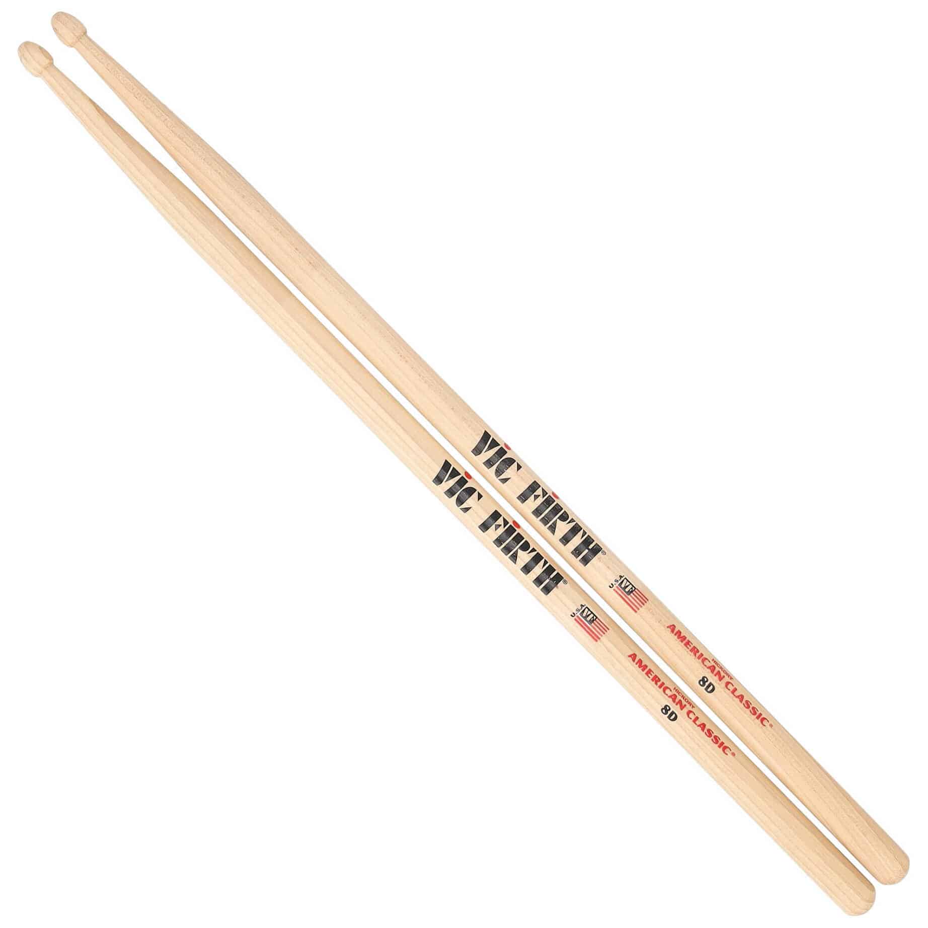 Vic Firth 8D - American Classic  - Hickory - Wood Tip 2