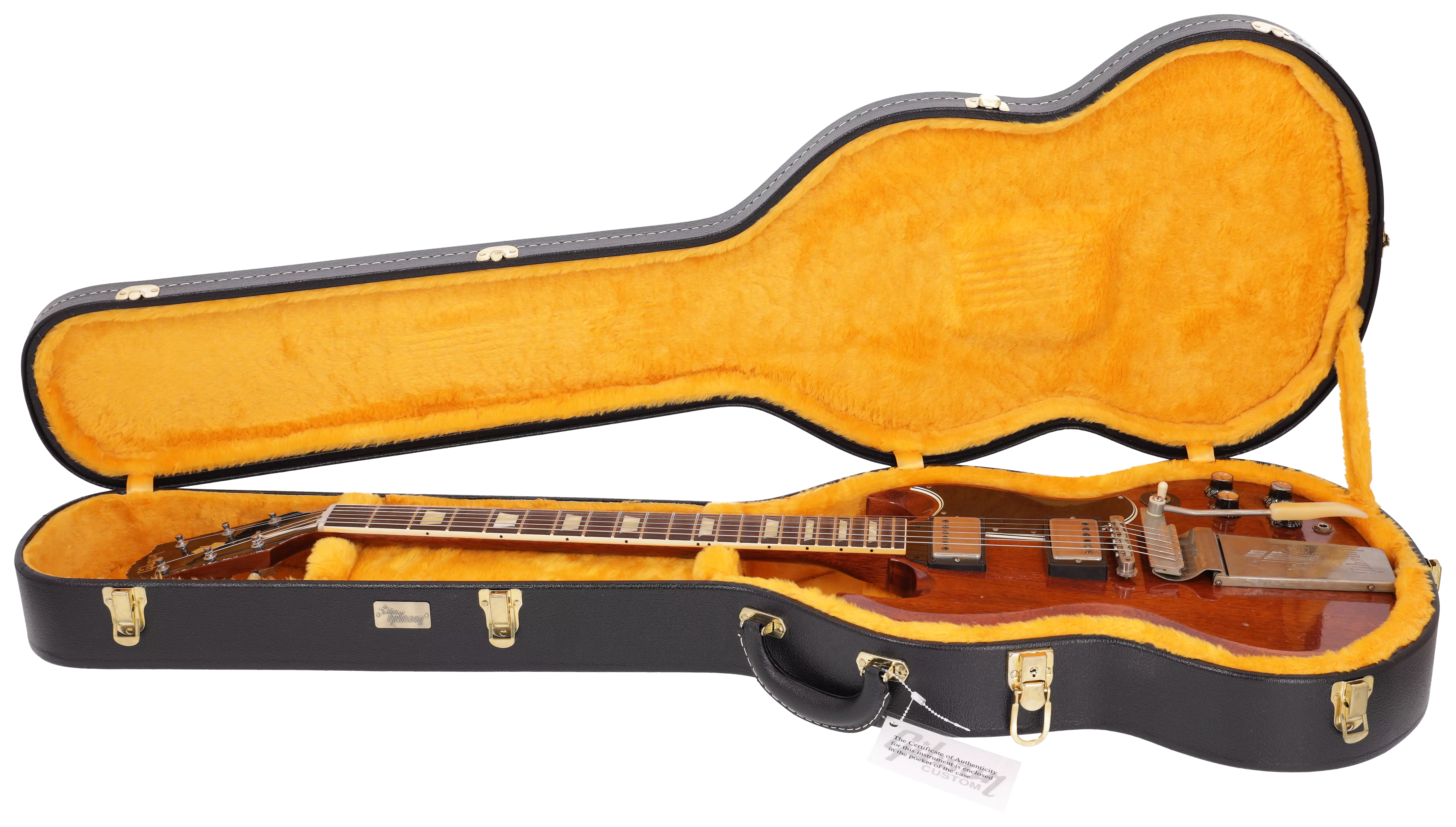Gibson 1964 SG Standard Reissue Maestro Heavy Aged Faded Cherry Murphy Lab #3 16