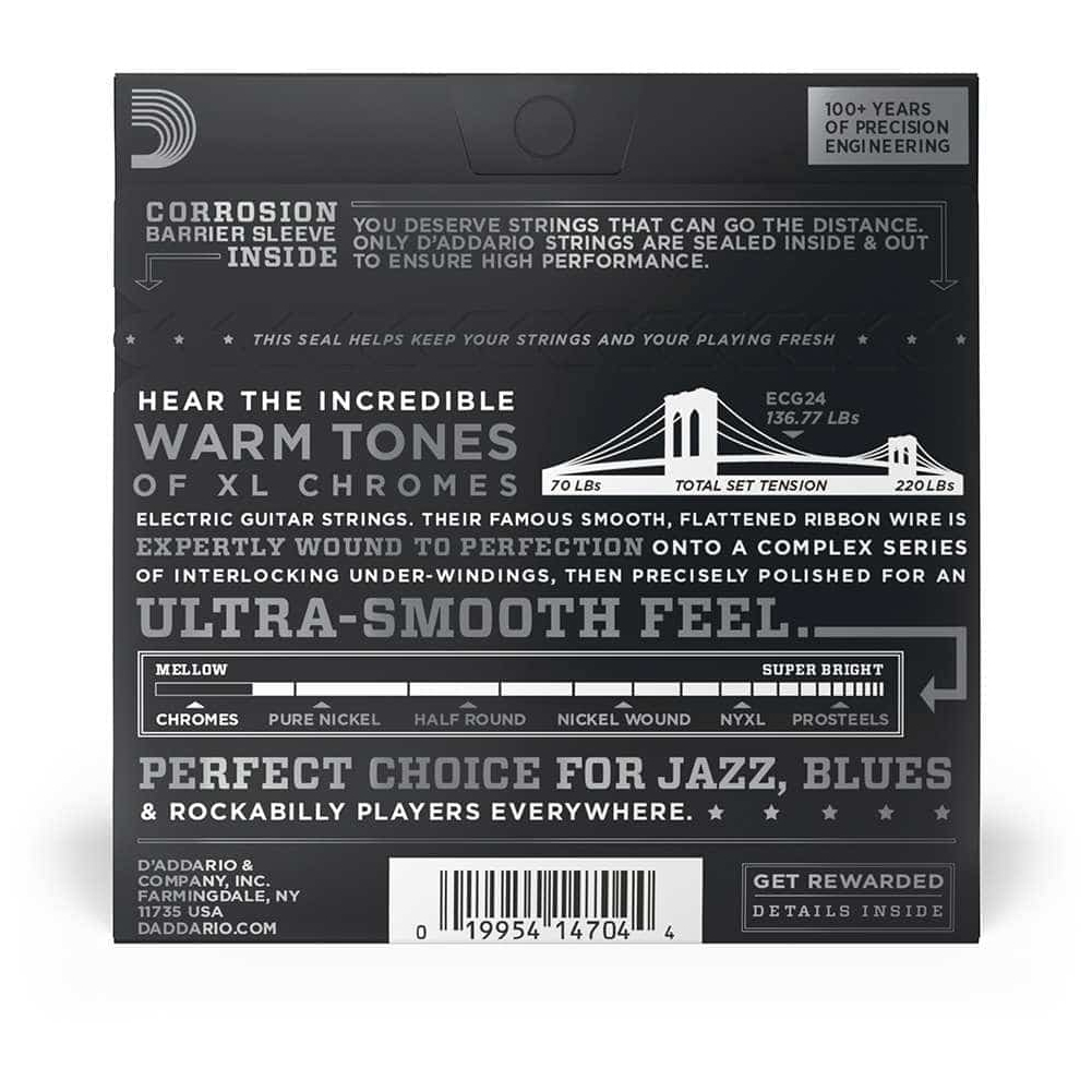 D’Addario - D’Addario ECG24 - XL Electric Chromes 011-050 - 2