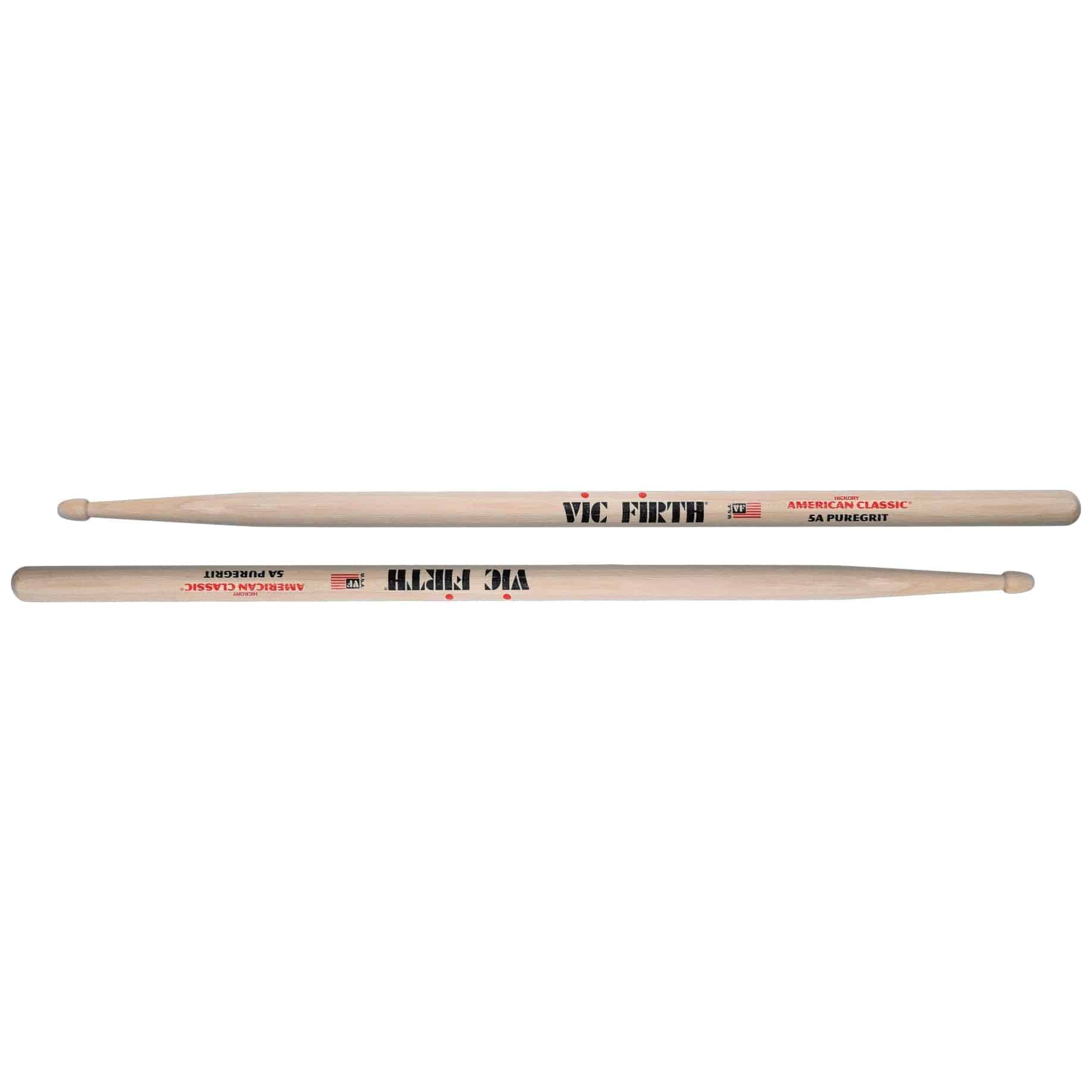 Vic Firth 5APG - American Classic - PureGrit - Hickory - Wood Tip
