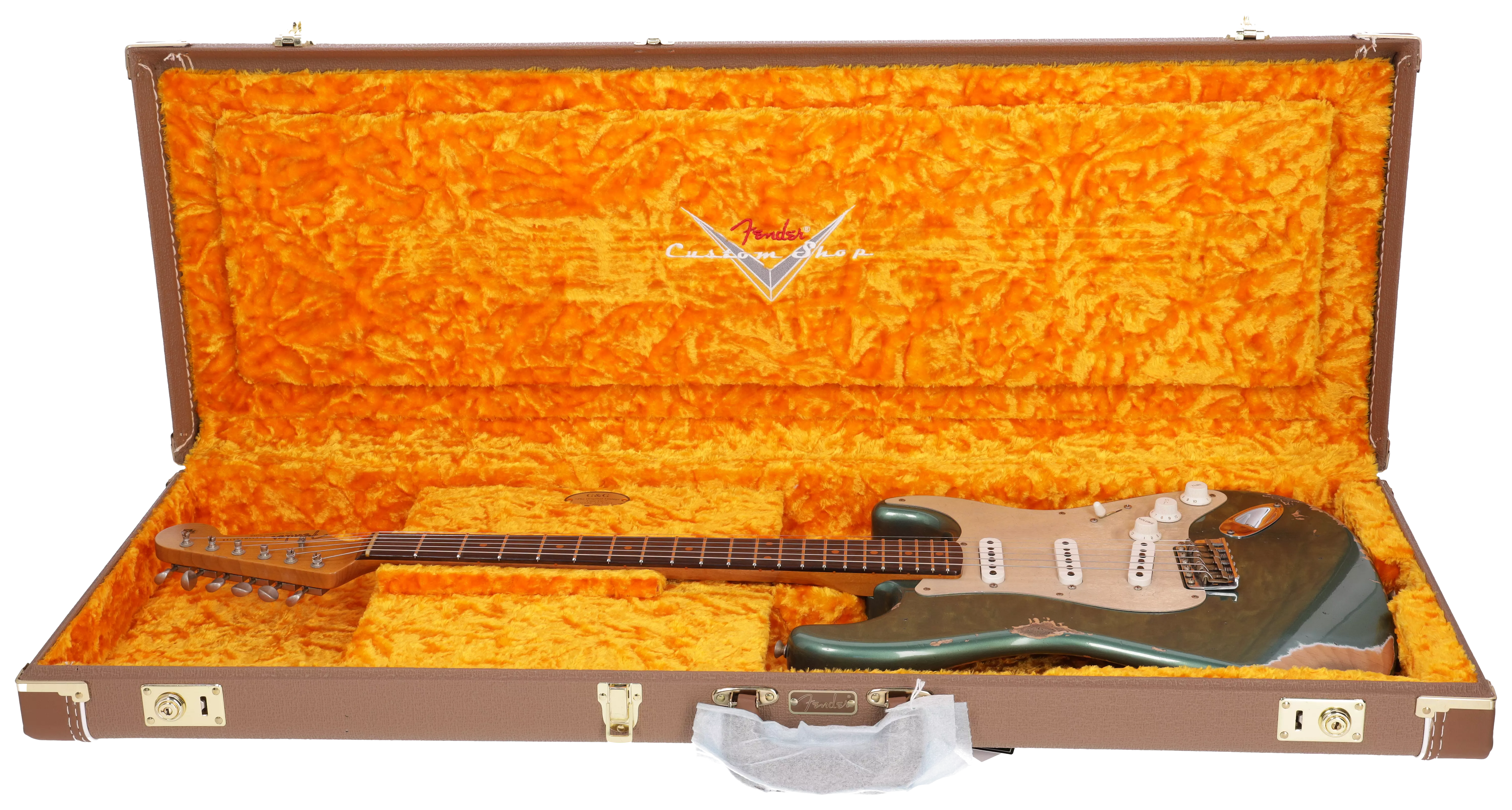 Fender Custom Shop 1959 Stratocaster RW Roasted Heavy Relic Aged Sherwood Green Metallic #1 18