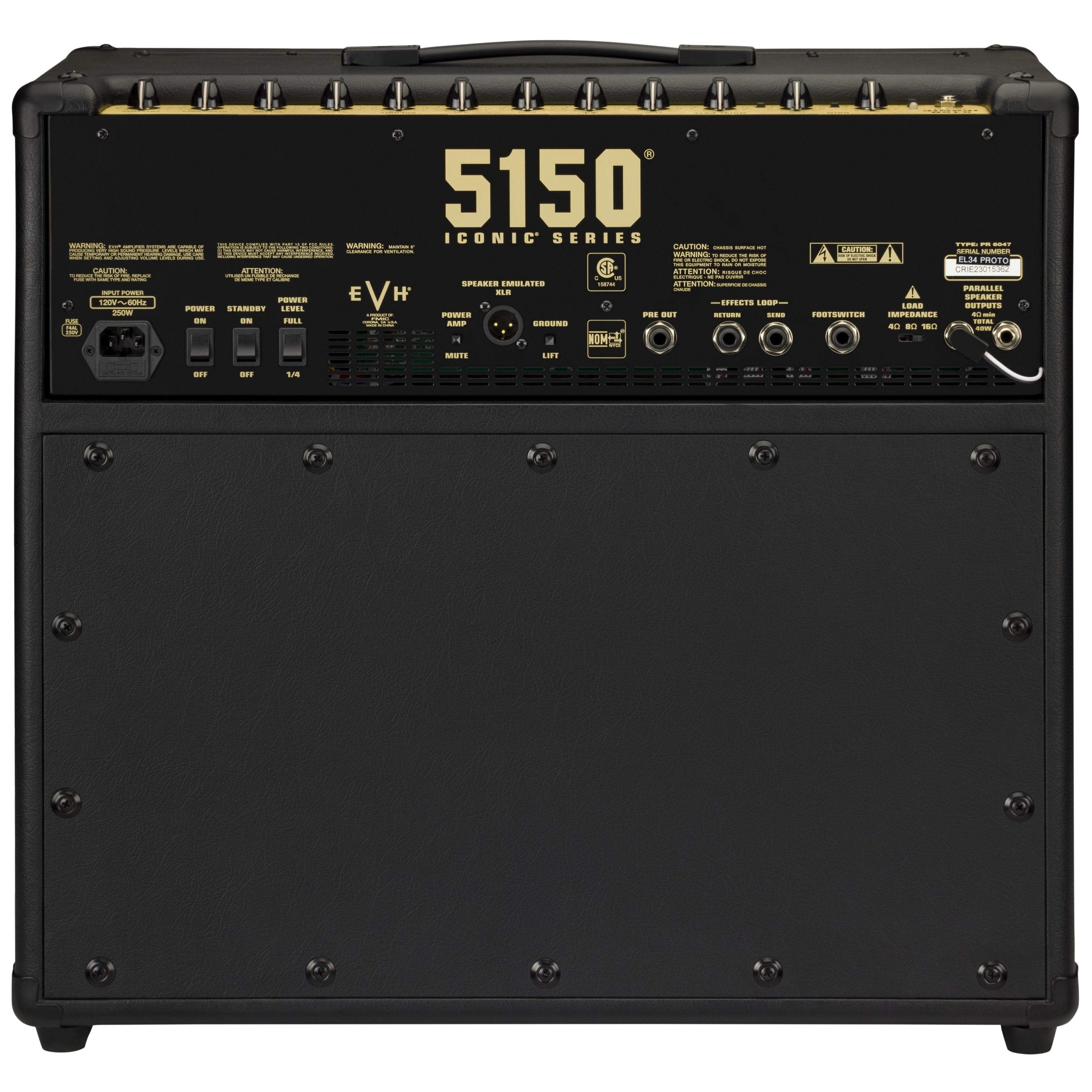 EVH 5150 Iconic Series 40W EL34 1x12 Combo