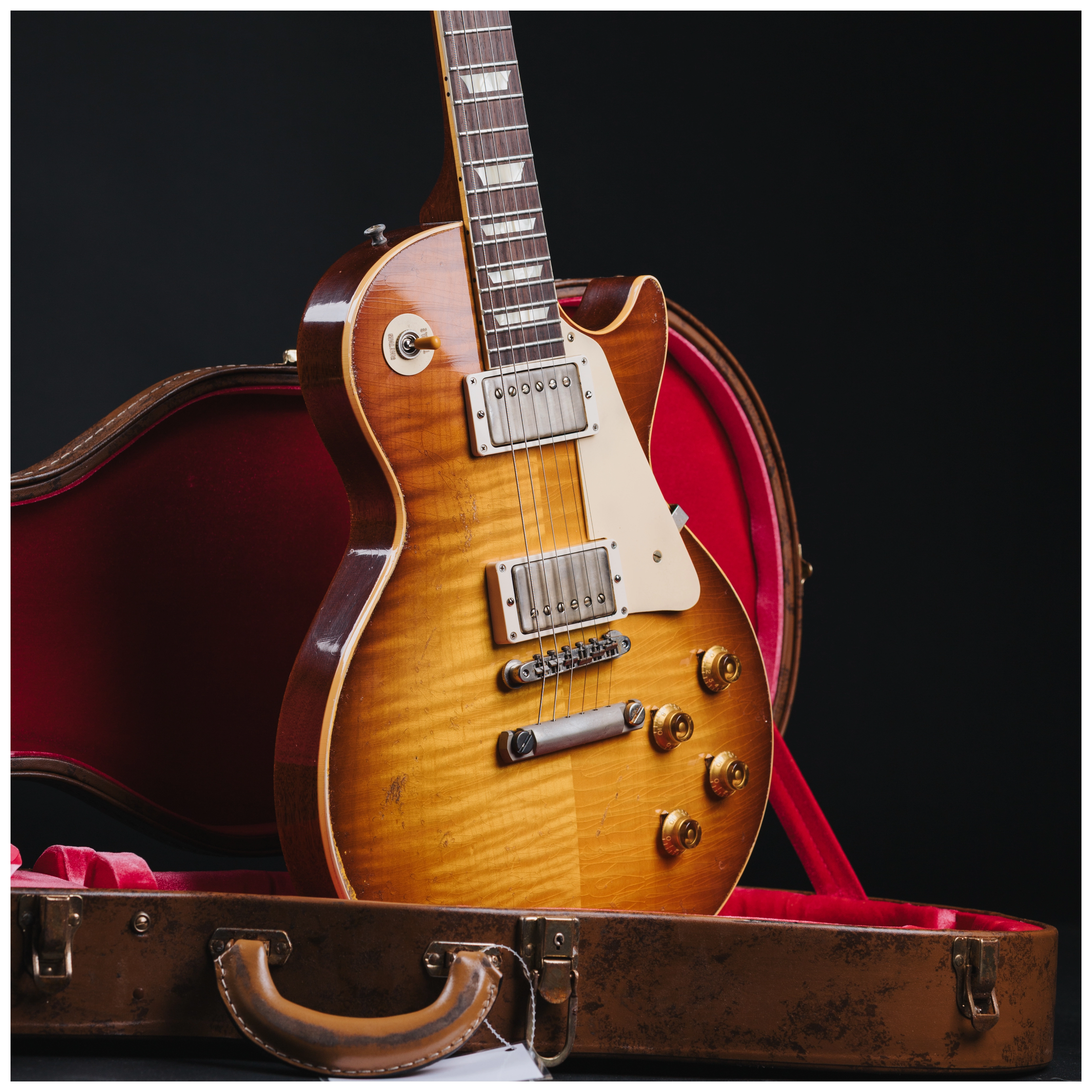 Gibson 1959 Les Paul Standard Reissue Heavy Aged Slow Iced Tea Fade Murphy Lab #943879 43