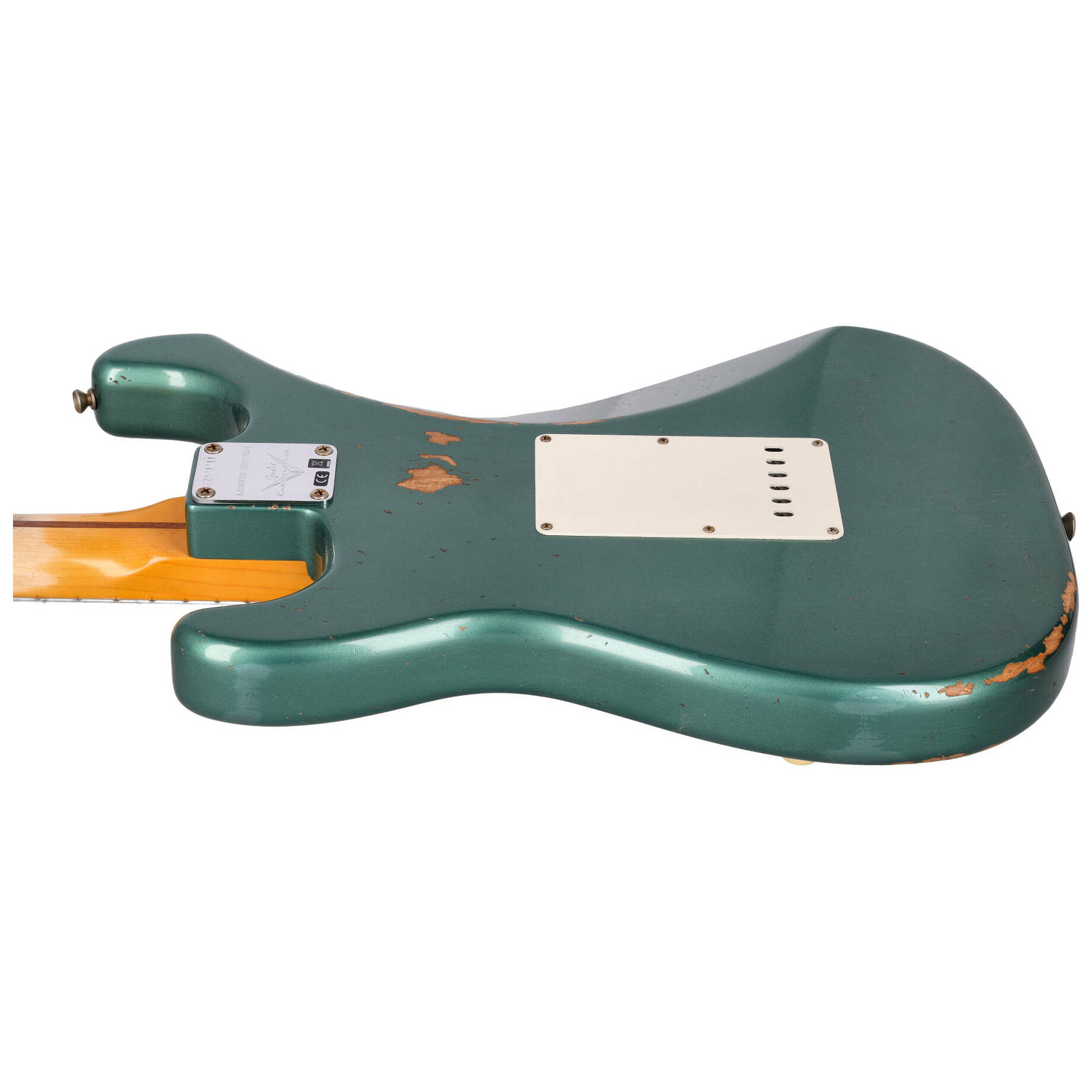 Fender LTD Custom Shop 57 Stratocaster Relic Faded Aged Sherwood Green Metallic 12