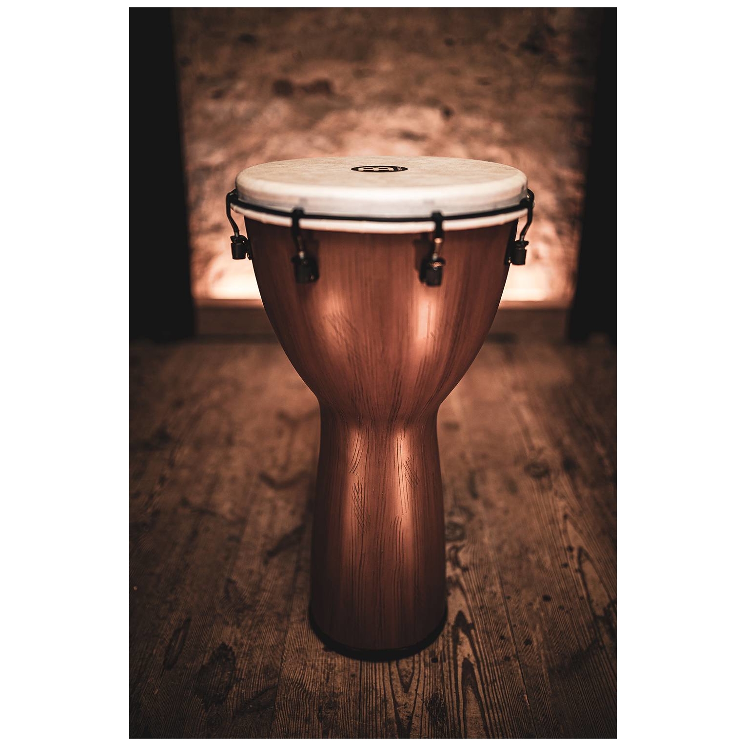 Meinl Percussion - Meinl Percussion ADJ12-BW - Alpine Series Djembe, 12 , Synthetic Head, Barnwood - 6