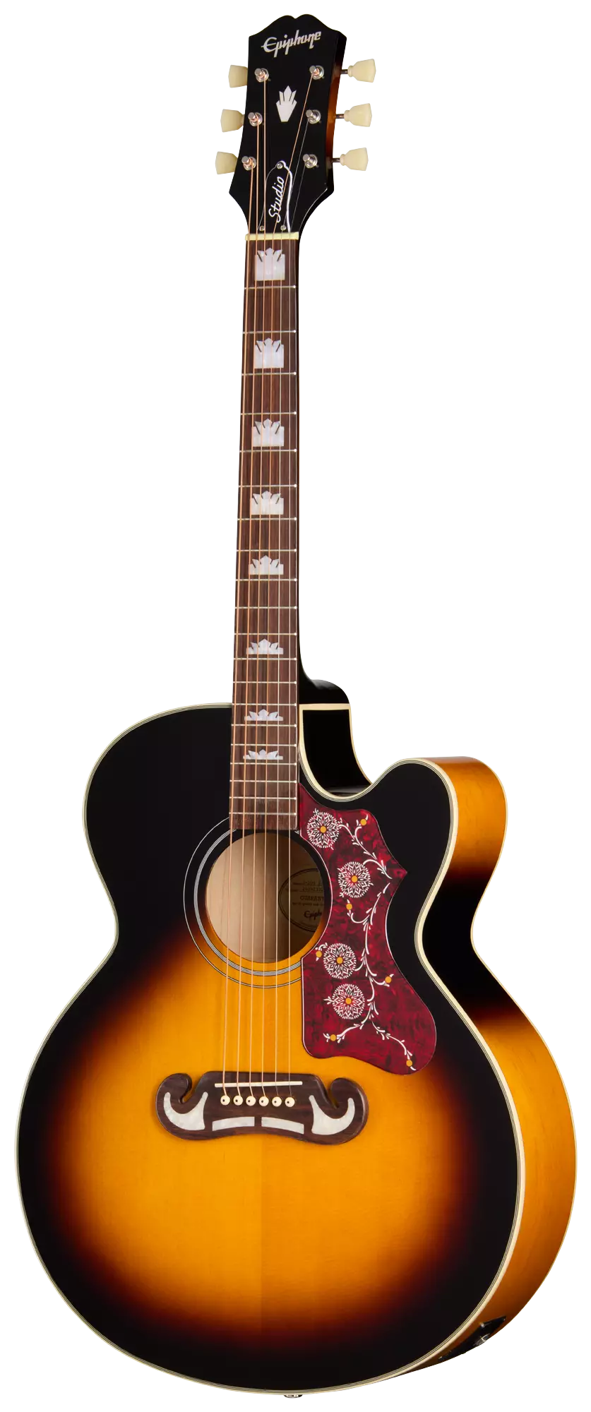 Epiphone J-200 Studio EC Vintage Sunburst 2