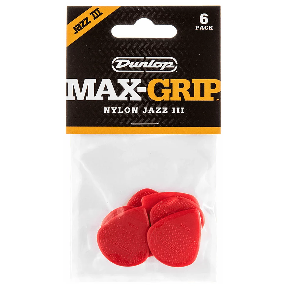 Dunlop Jazz III Nylon Players Pack 6 Stück 1