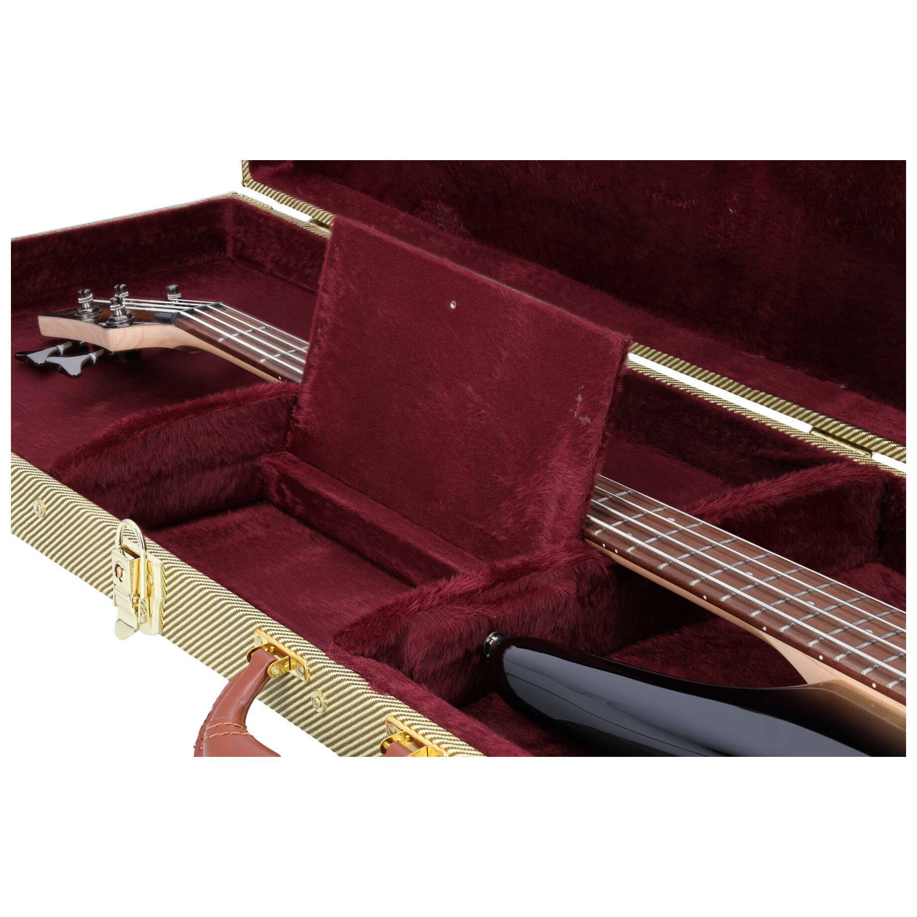 Chicago Classic E-Bass Koffer Tweed Yellow 7