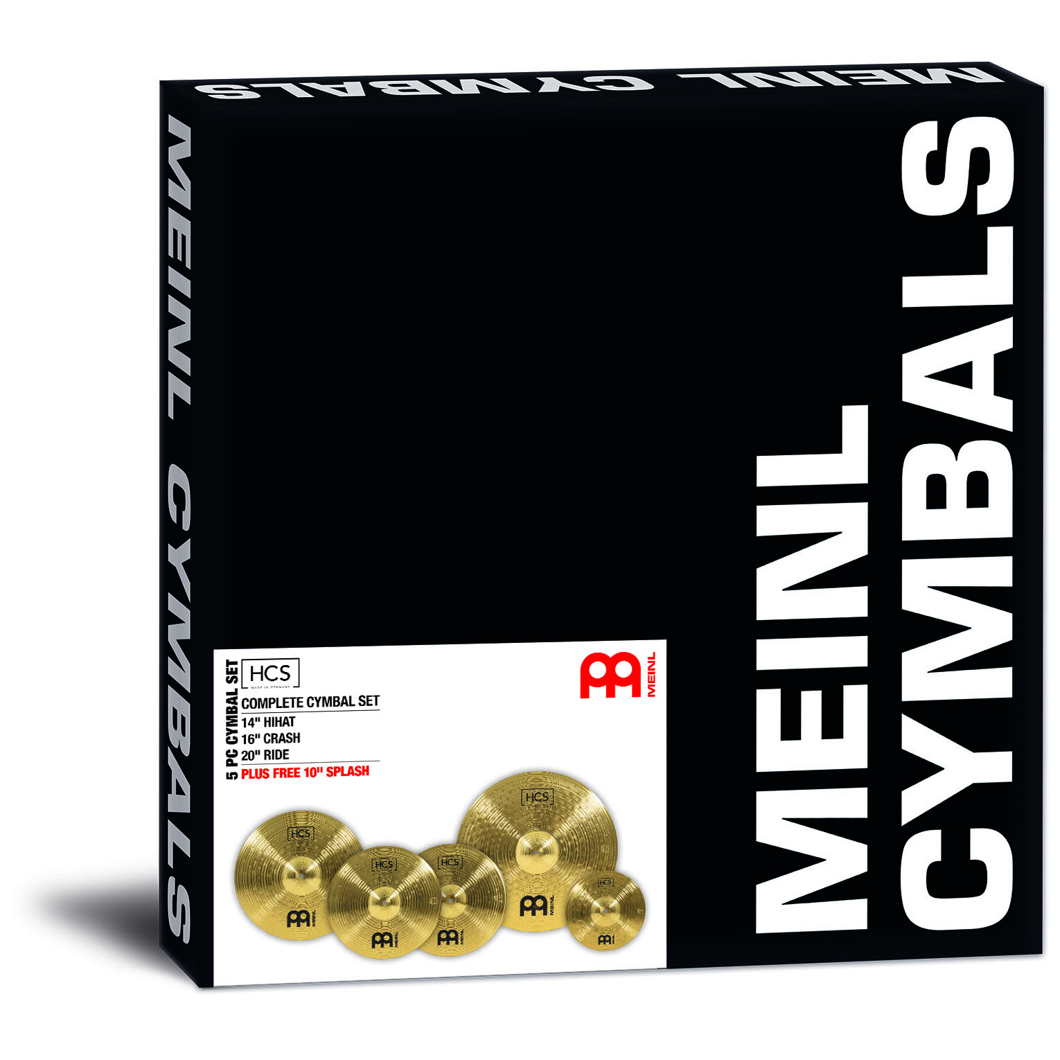Meinl Cymbals - Meinl Cymbals HCS141620+10 - HCS Complete Cymbal Set + free 10 Splash - 2