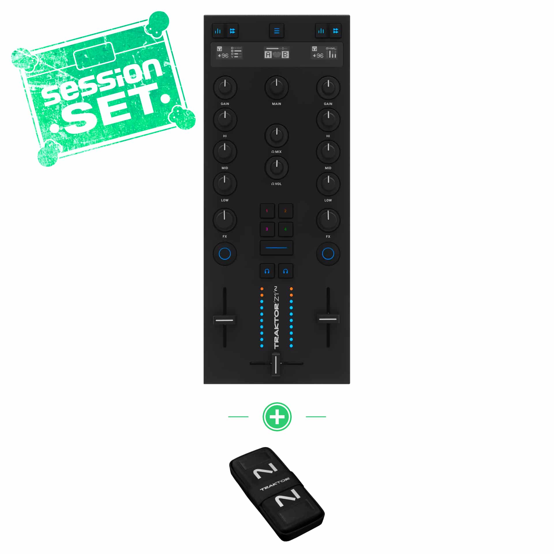 Native Instruments Traktor Z1 MK2 - Modular Bag SET