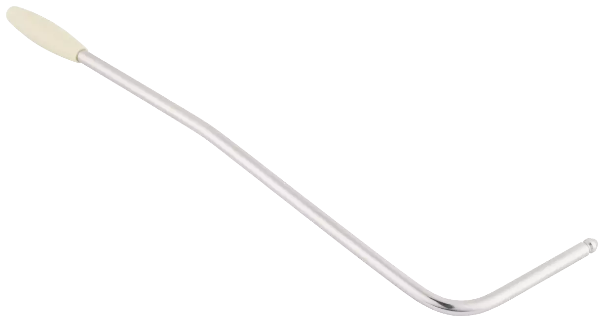 Fender Panorama Tremolo Arm Chrome Vintage White Tip 1