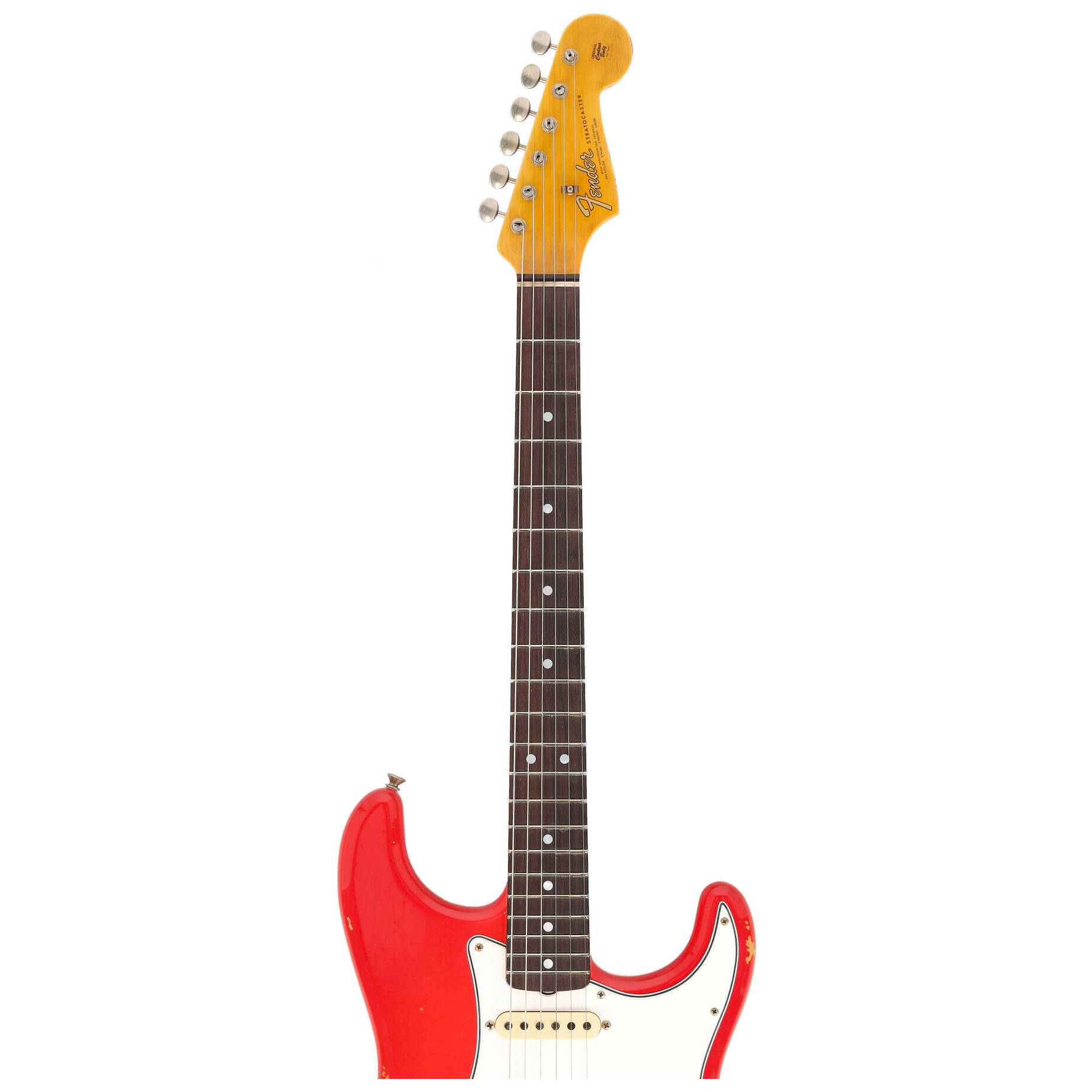 Fender LTD Custom Shop Late 64 Stratocaster Relic Aged Fiesta Red 16
