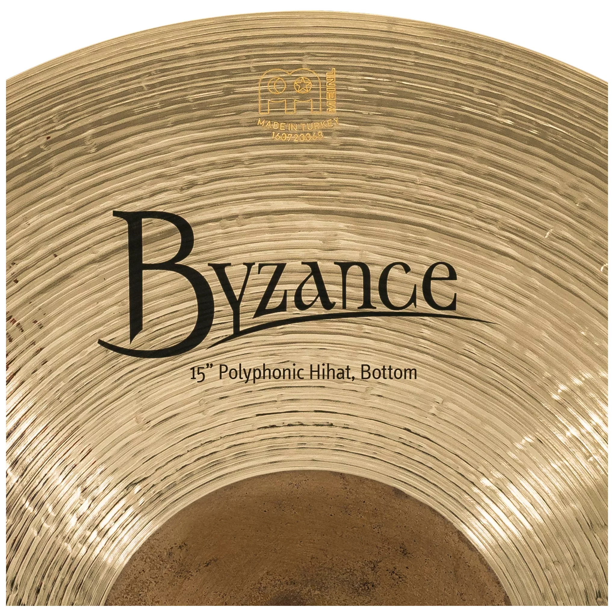 Meinl Cymbals B15POH-B 15" Byzance Brilliant Polyphonic Hihat Limited Edition 8