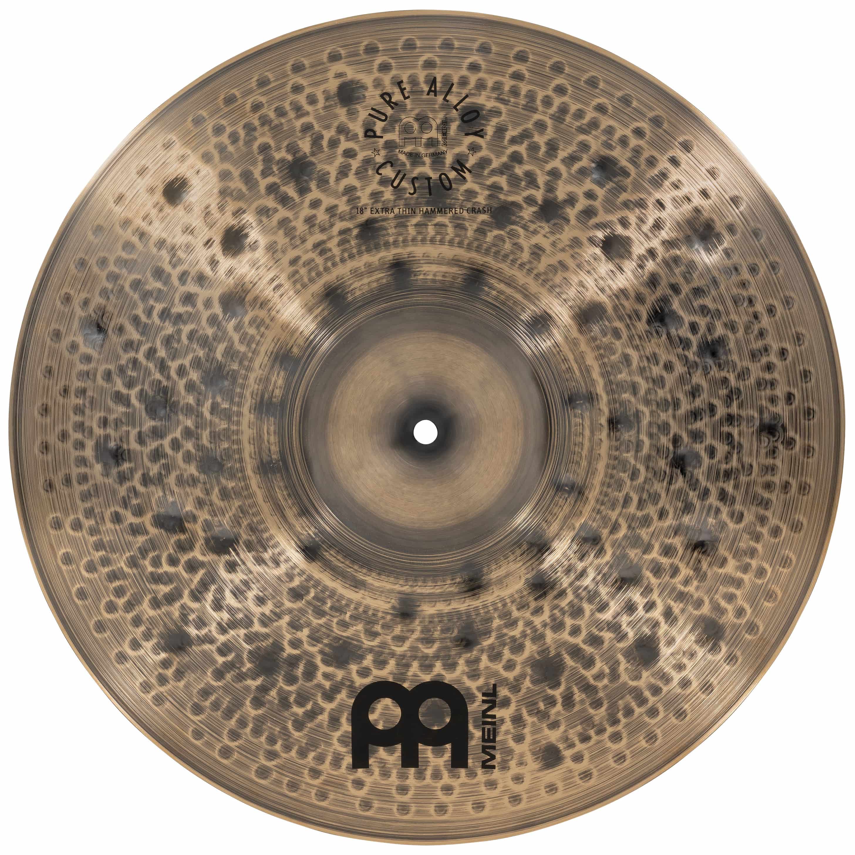 Meinl Cymbals PAC18ETHC - 18" Pure Alloy Custom Extra Thin Hammered Crash