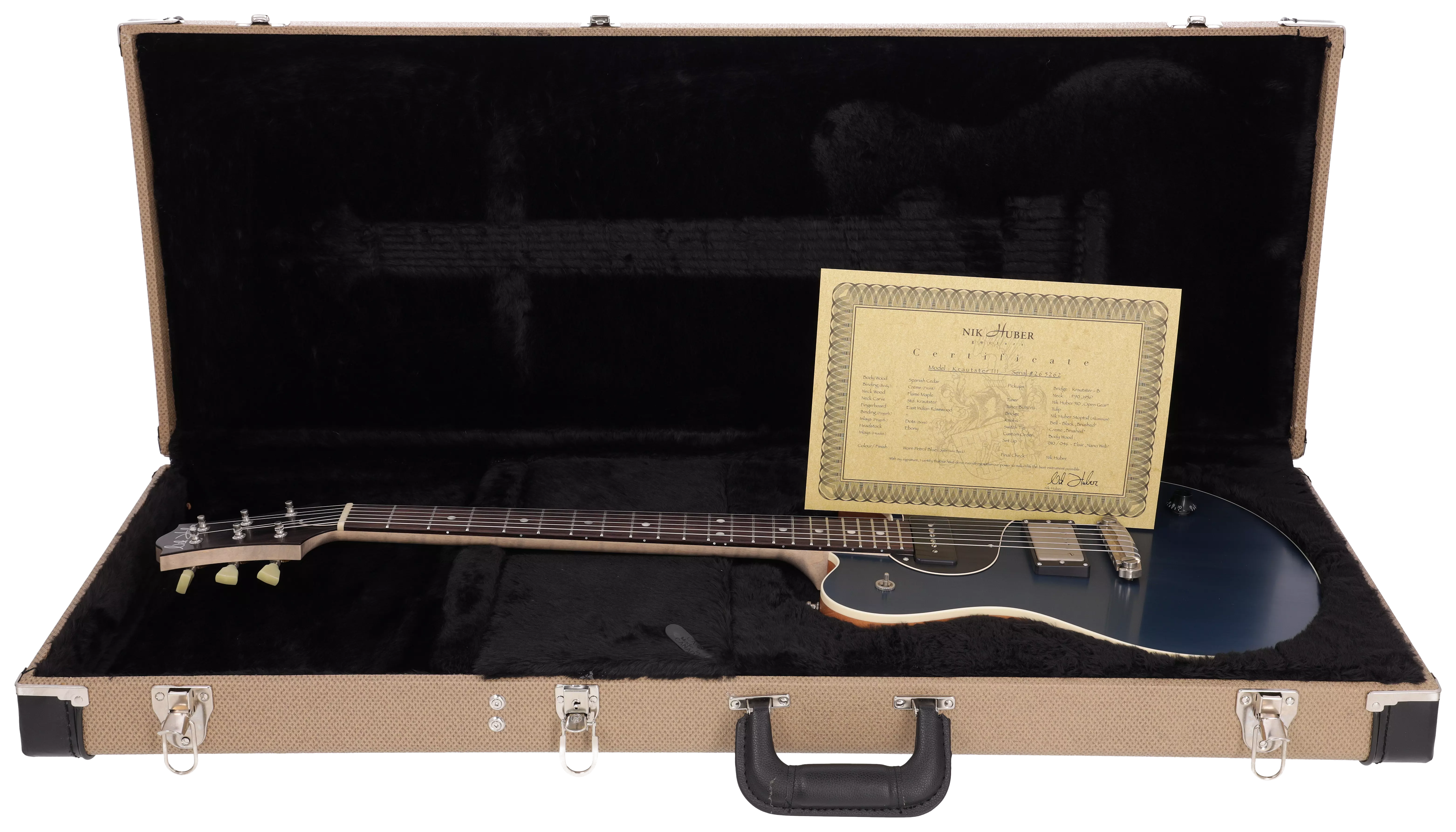 Nik Huber Krautster III Cedar Petrol Blue # 17