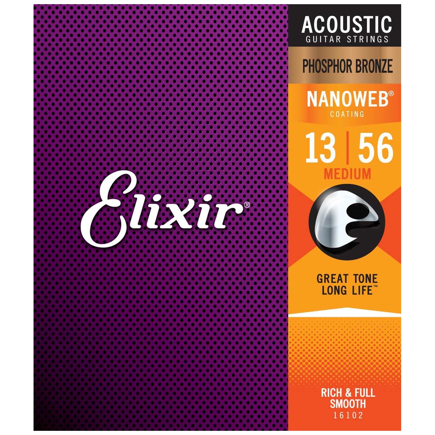 Elixir 16102 Phosphor Nanoweb Medium | 013-056