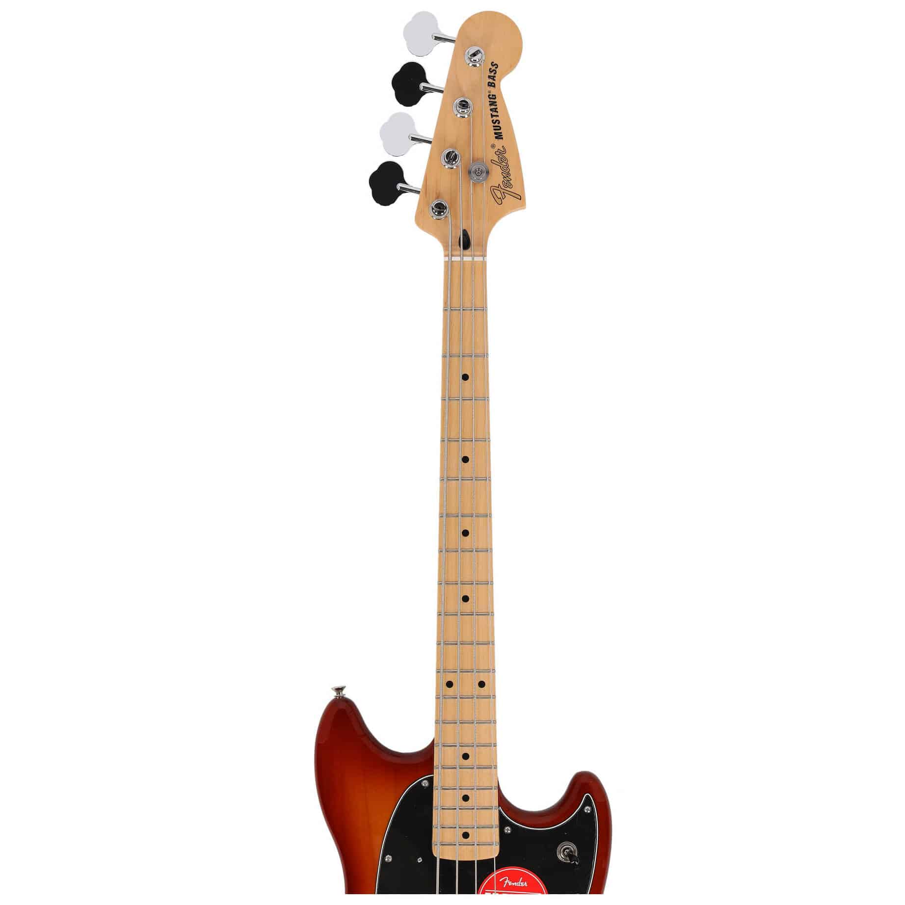 Fender Mustang Bass PJ MN Sienna Sunburst 5