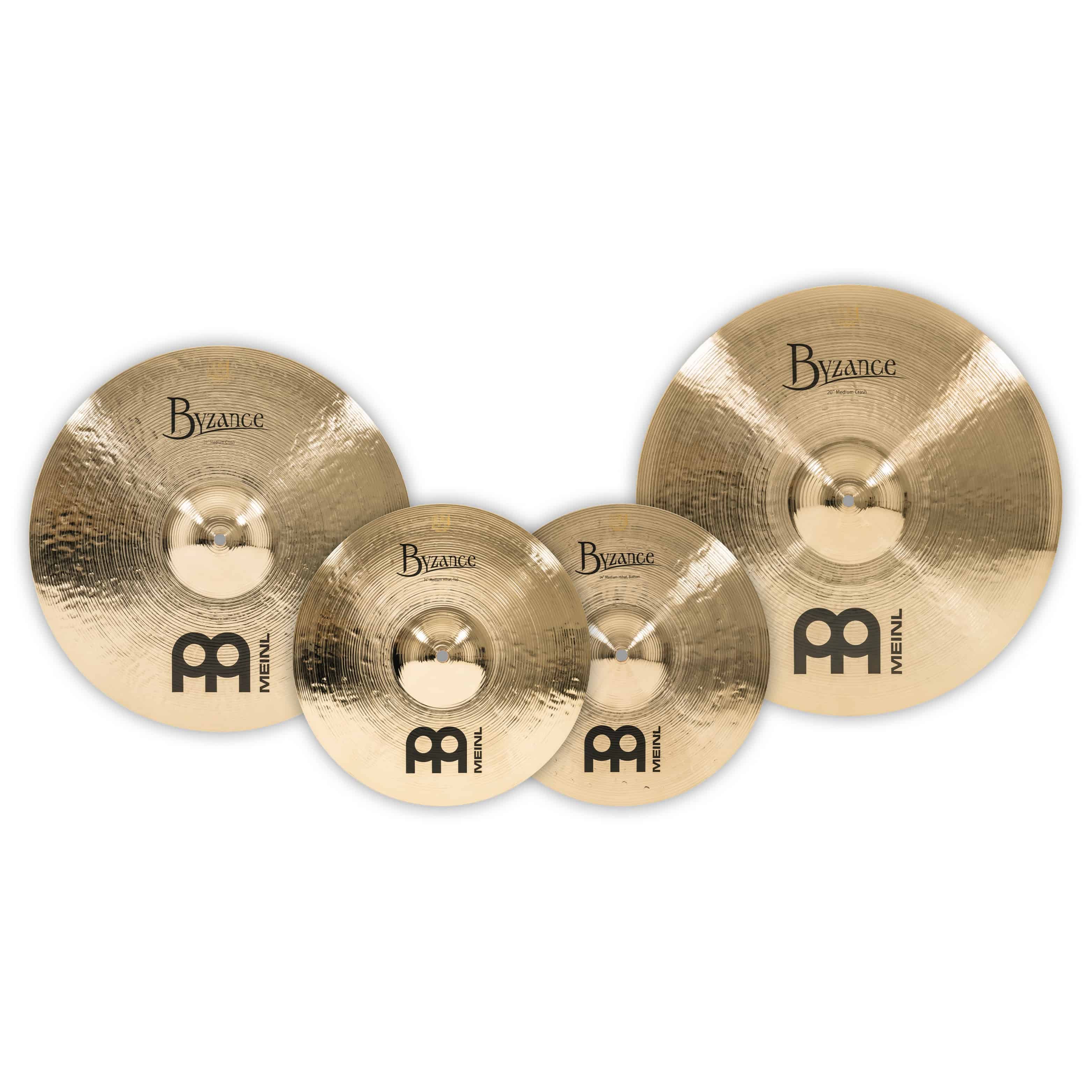 Meinl Cymbals BB-CS1 - Byzance Brilliant Complete Cymbal Set 1
