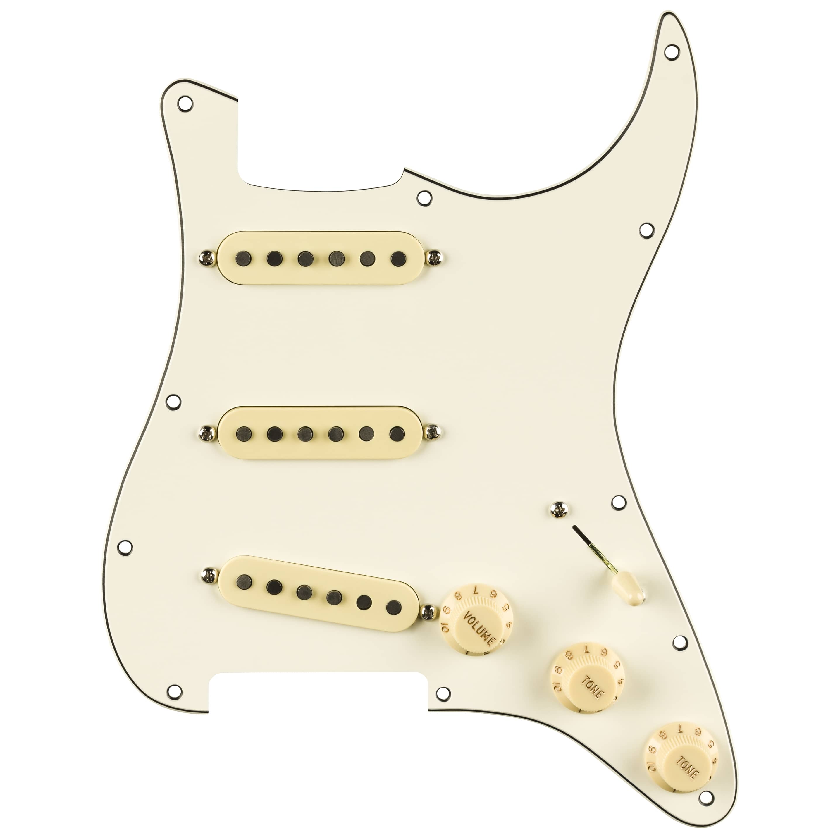 Fender Pre Wired Pickguard Set Pure Vintage 65 Parchement