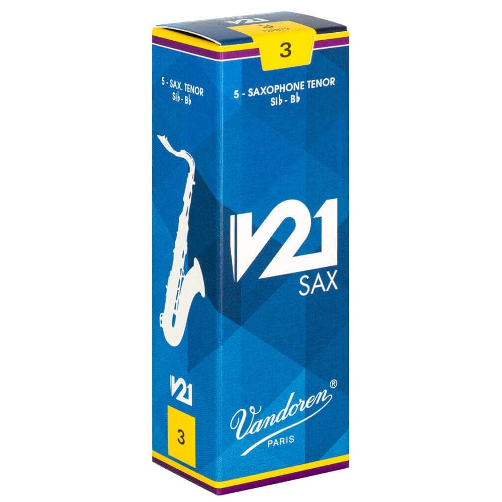 Vandoren V21 Tenorsaxophonblätter Stärke 3 5er Pack