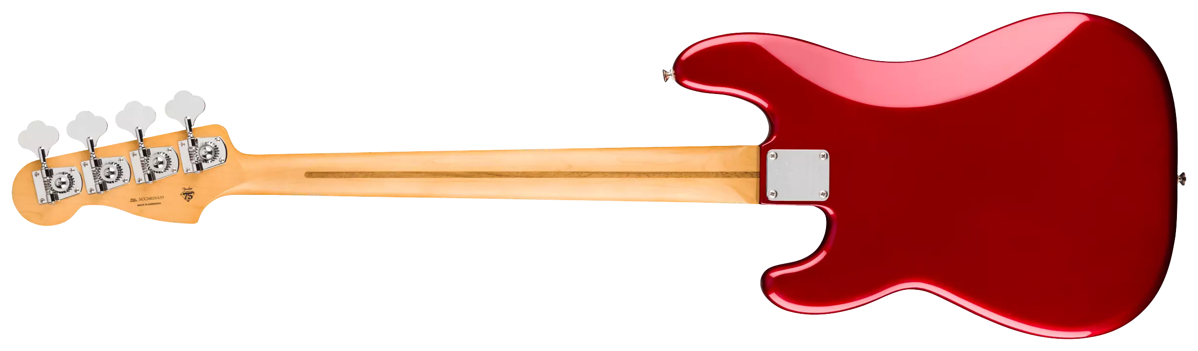 Fender 75th Anniversary Player II Precision Bass MN Candy Apple Red 2